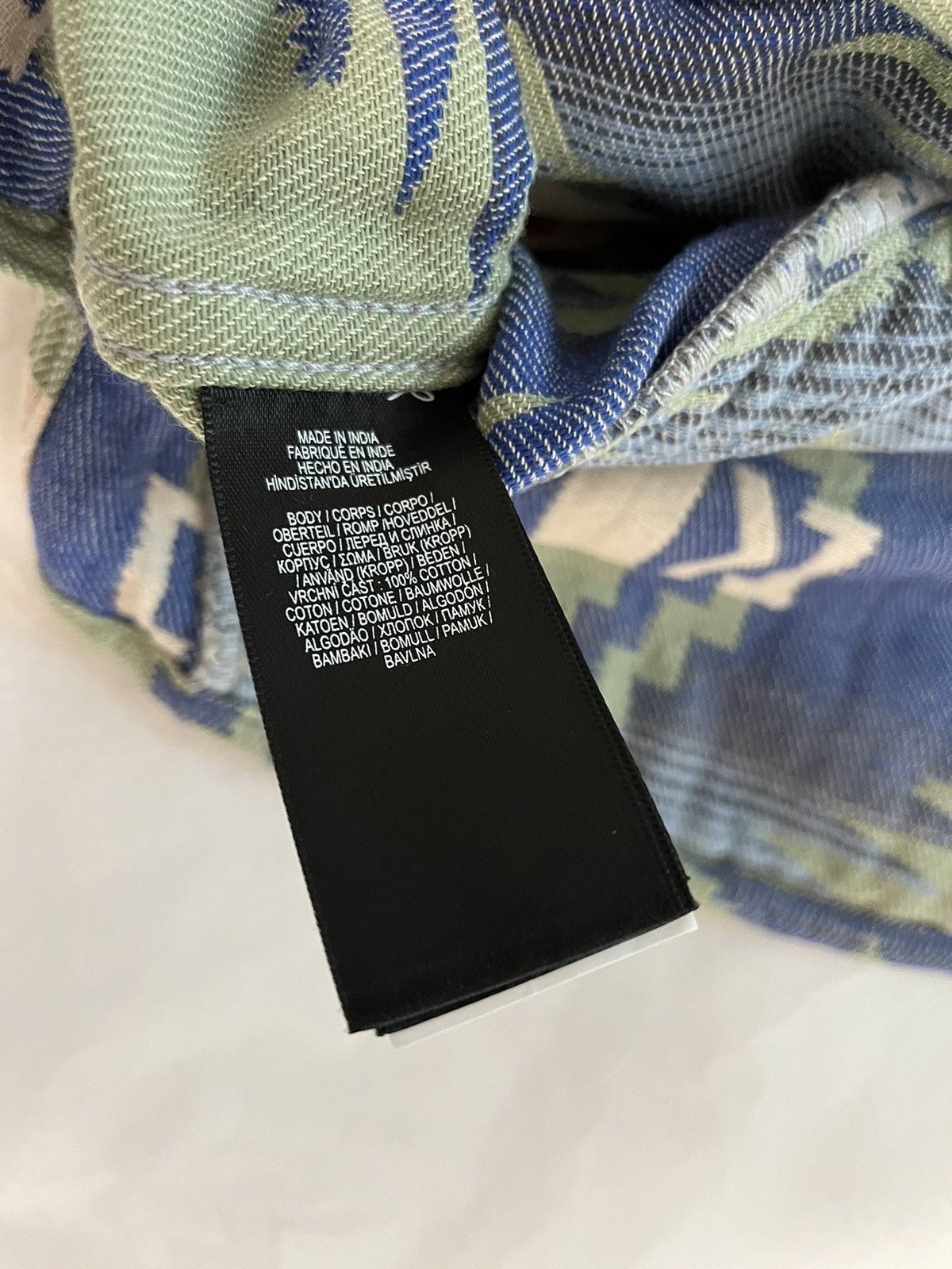 RRL Ralph Lauren RRL Brushed Jacquard Overshirt printed blouson jacket Cotton Size US XL / EU 56 / 4 - 19 Thumbnail