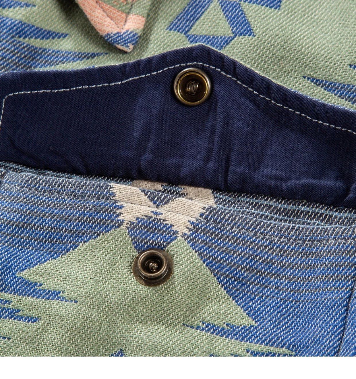 RRL Ralph Lauren RRL Brushed Jacquard Overshirt printed blouson jacket Cotton Size US XL / EU 56 / 4 - 8 Thumbnail