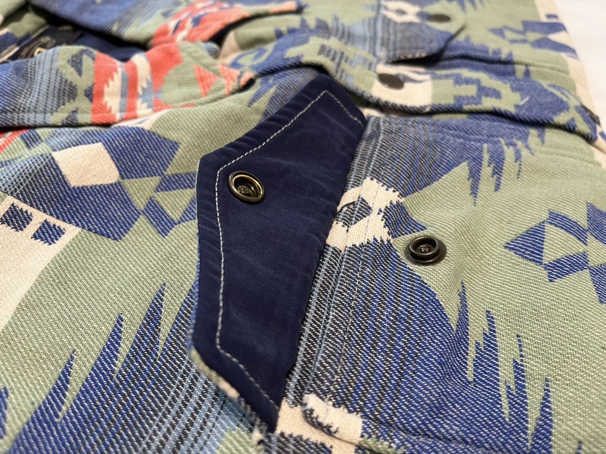 RRL Ralph Lauren RRL Brushed Jacquard Overshirt printed blouson jacket Cotton Size US XL / EU 56 / 4 - 23 Thumbnail