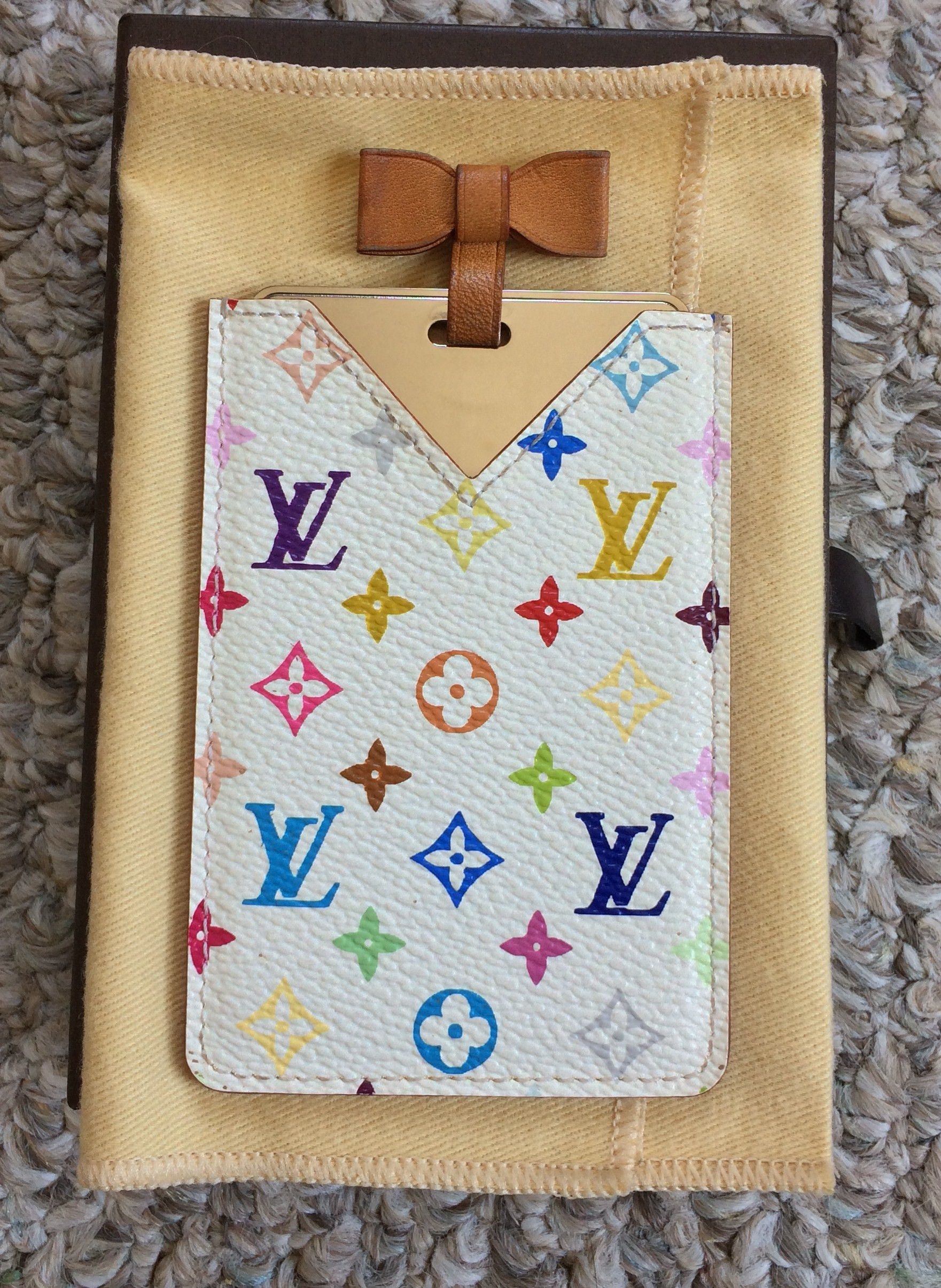 Louis Vuitton × Takashi Murakami S/S 2003 Vuitton x Murakami Monogram Card Holder+Mirror Size ONE SIZE - 1 Thumbnail
