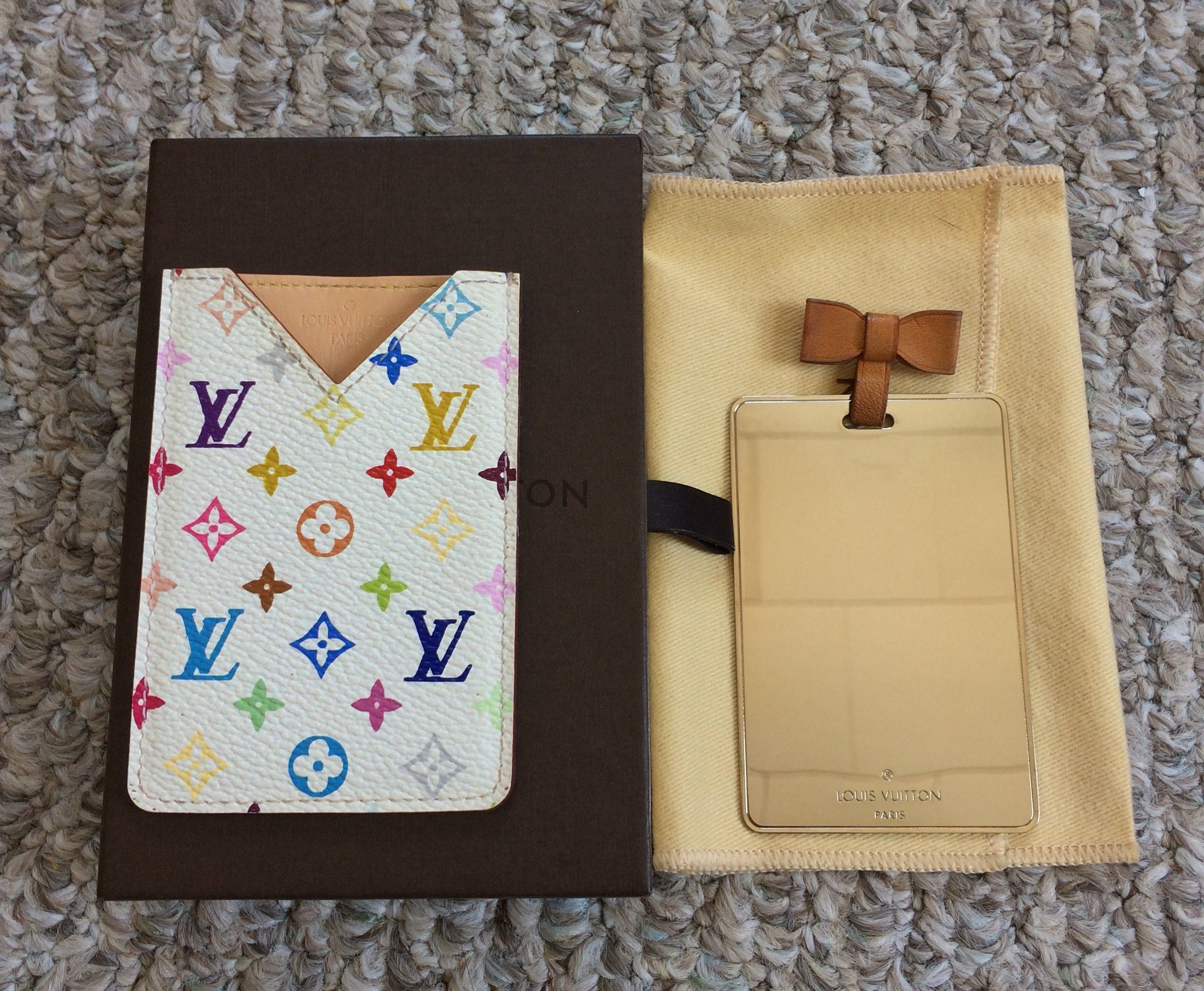 Louis Vuitton × Takashi Murakami S/S 2003 Vuitton x Murakami Monogram Card Holder+Mirror Size ONE SIZE - 3 Thumbnail