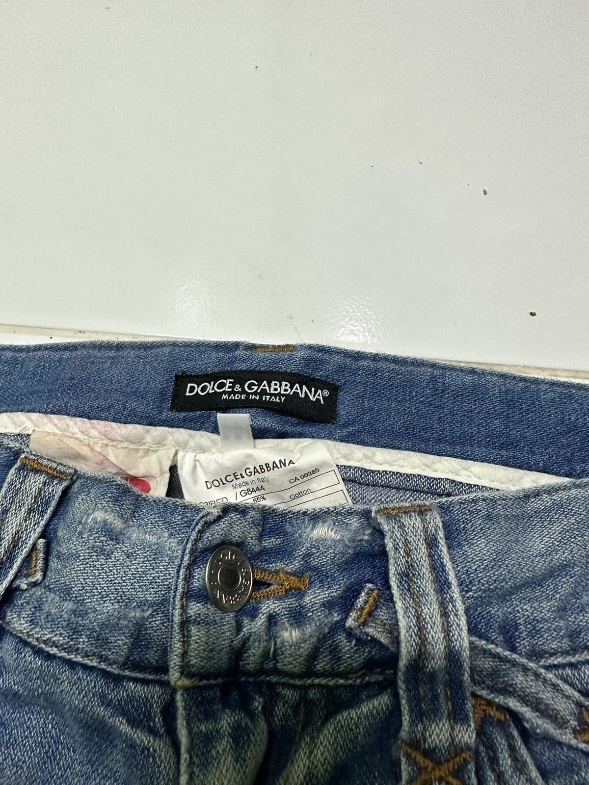 Dolce & Gabbana Dolce & gabbana light blue denim jeans Size 32" / US 10 / IT 46 - 3 Thumbnail