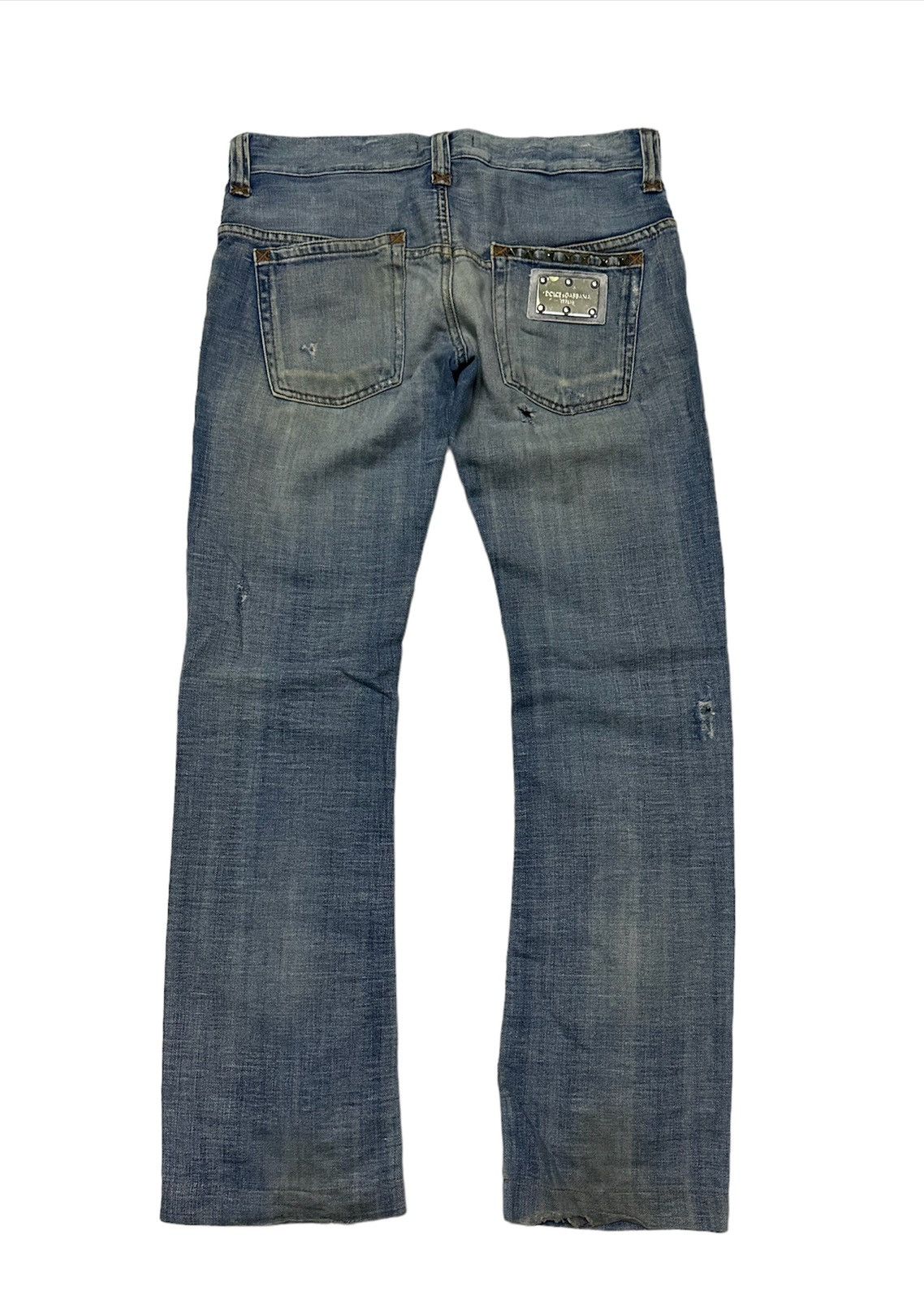 Dolce & Gabbana Dolce & gabbana light blue denim jeans Size 32" / US 10 / IT 46 - 1 Thumbnail
