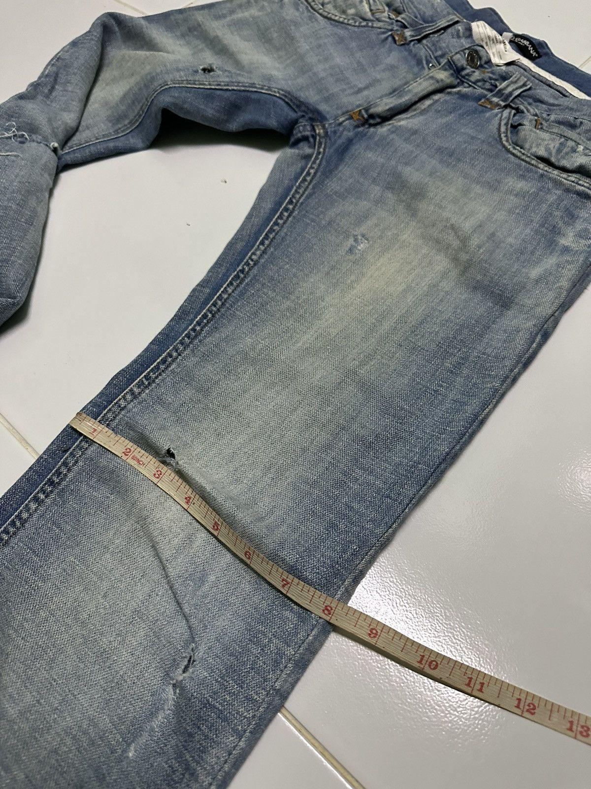 Dolce & Gabbana Dolce & gabbana light blue denim jeans Size 32" / US 10 / IT 46 - 11 Thumbnail