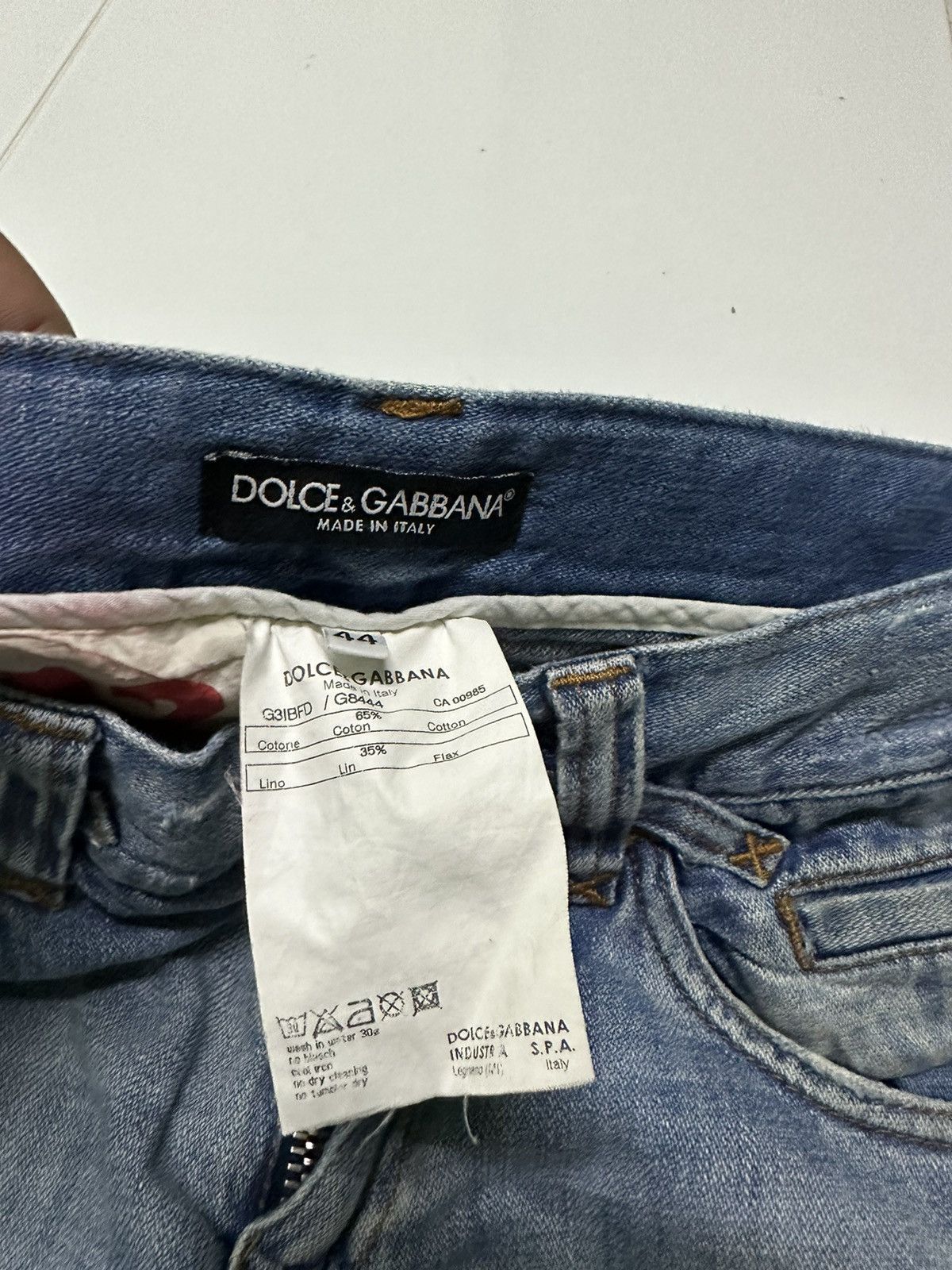 Dolce & Gabbana Dolce & gabbana light blue denim jeans Size 32" / US 10 / IT 46 - 4 Thumbnail