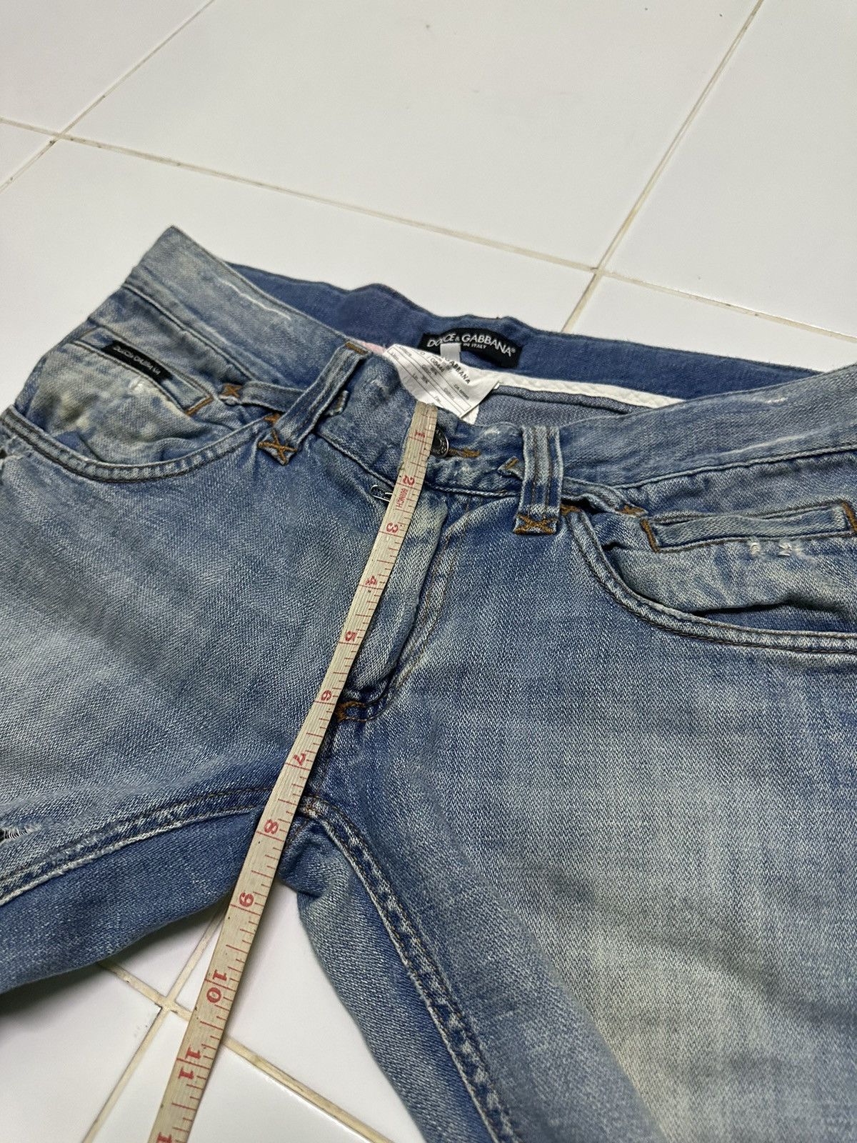 Dolce & Gabbana Dolce & gabbana light blue denim jeans Size 32" / US 10 / IT 46 - 13 Thumbnail