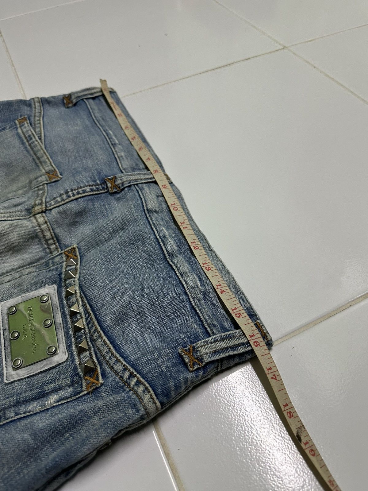 Dolce & Gabbana Dolce & gabbana light blue denim jeans Size 32" / US 10 / IT 46 - 7 Thumbnail