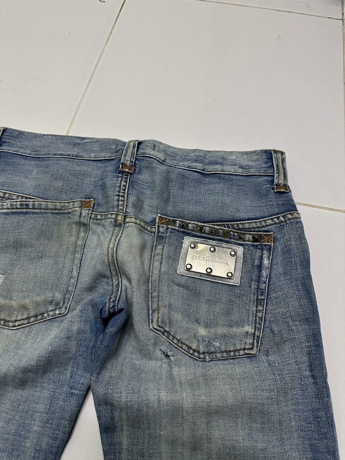 Dolce & Gabbana Dolce & gabbana light blue denim jeans Size 32" / US 10 / IT 46 - 6 Thumbnail