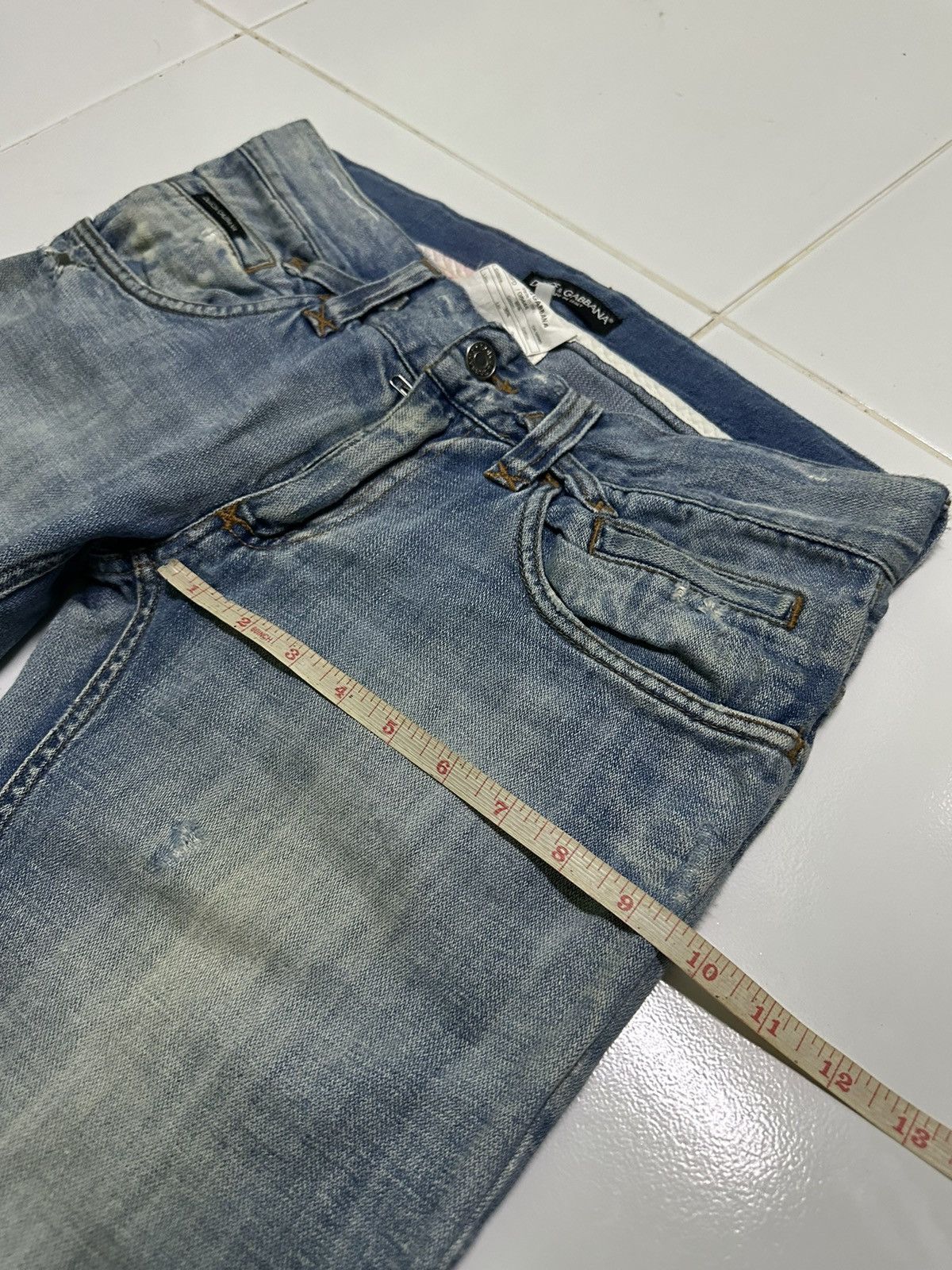 Dolce & Gabbana Dolce & gabbana light blue denim jeans Size 32" / US 10 / IT 46 - 12 Thumbnail