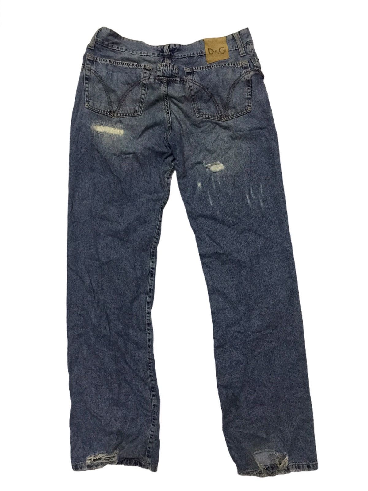 Dolce & Gabbana Dolce & gabbana light blue denim jeans Size 32" / US 10 / IT 46 - 2 Thumbnail