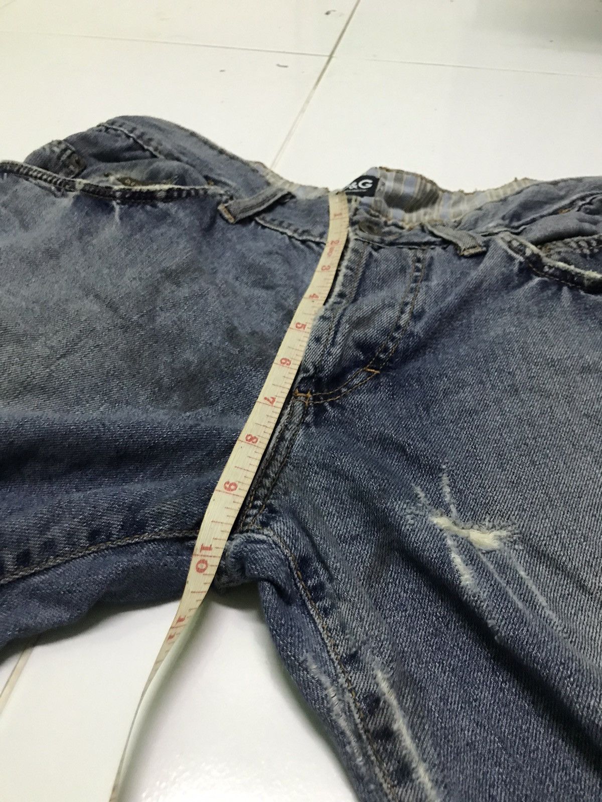 Dolce & Gabbana Dolce & gabbana light blue denim jeans Size 32" / US 10 / IT 46 - 16 Thumbnail