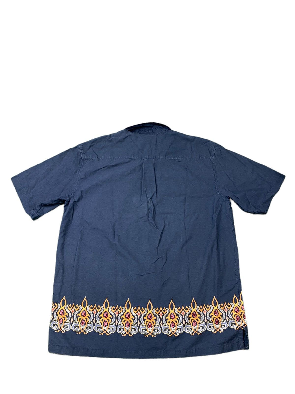 Vans × Vintage Vintage Y2K Vans Tribal Print Short Sleeve Button Down Shirt Size US L / EU 52-54 / 3 - 2 Thumbnail