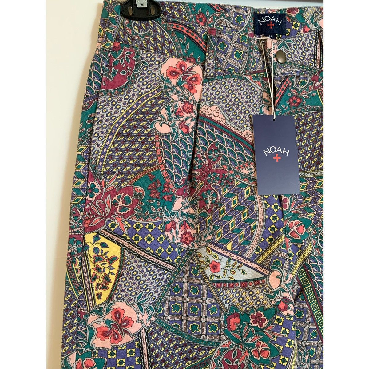 Noah NOAH SINGLE PLEAT PAISLEY PANTS Size US 28 / EU 44 - 3 Thumbnail
