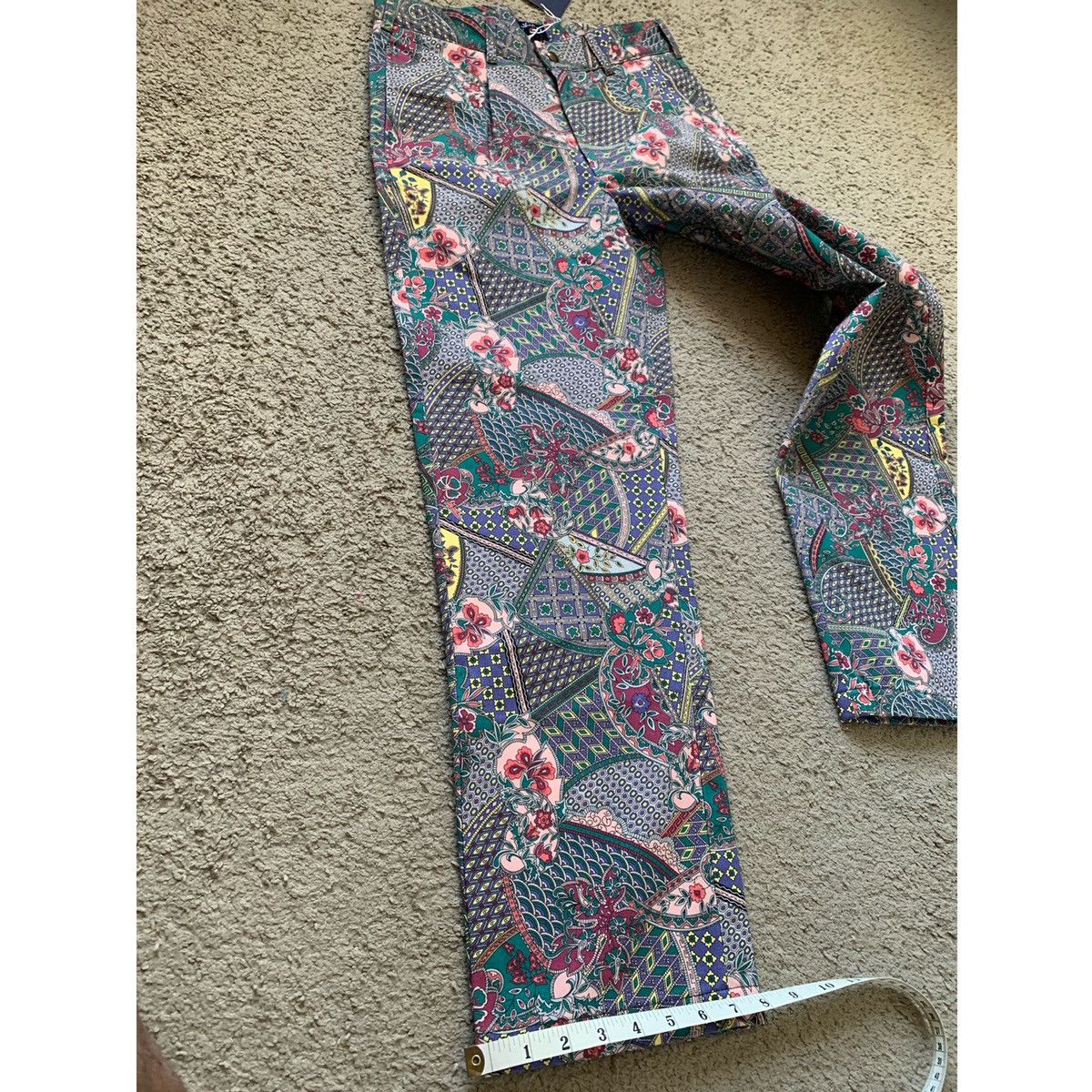 Noah NOAH SINGLE PLEAT PAISLEY PANTS Size US 28 / EU 44 - 14 Thumbnail