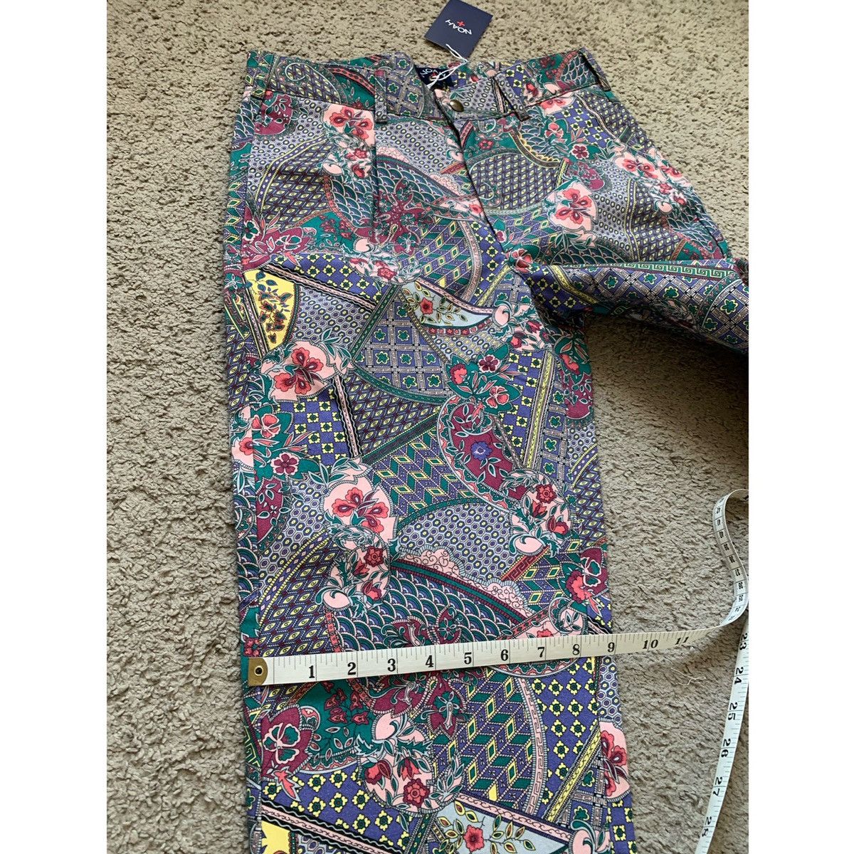Noah NOAH SINGLE PLEAT PAISLEY PANTS Size US 28 / EU 44 - 12 Thumbnail