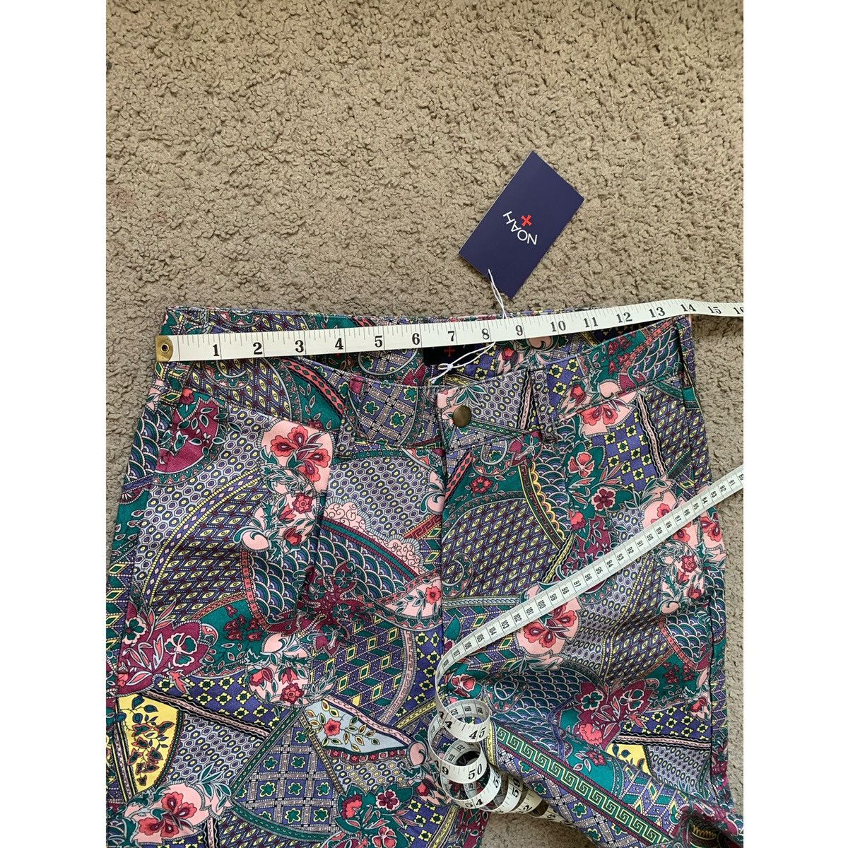 Noah NOAH SINGLE PLEAT PAISLEY PANTS Size US 28 / EU 44 - 15 Thumbnail