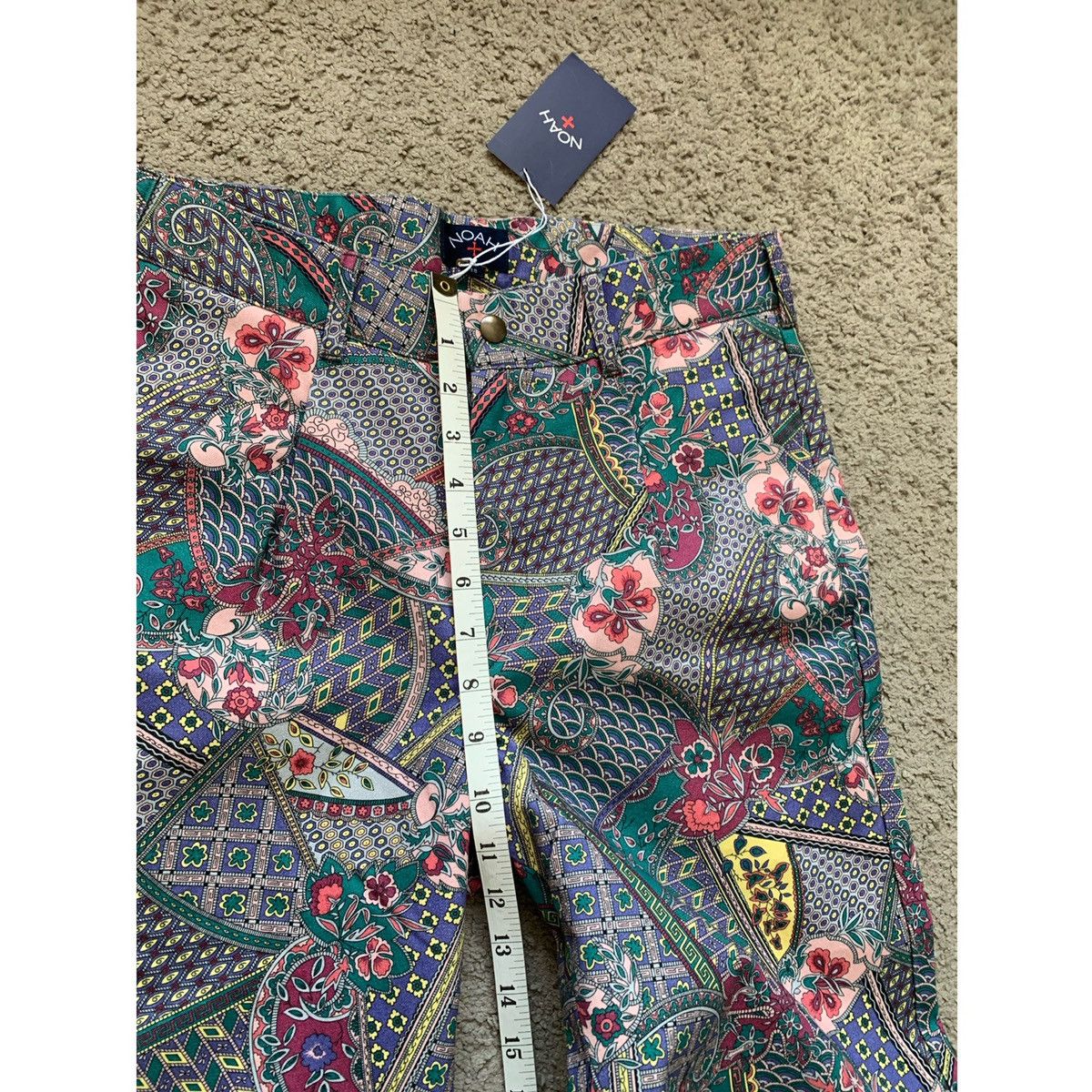 Noah NOAH SINGLE PLEAT PAISLEY PANTS Size US 28 / EU 44 - 11 Thumbnail