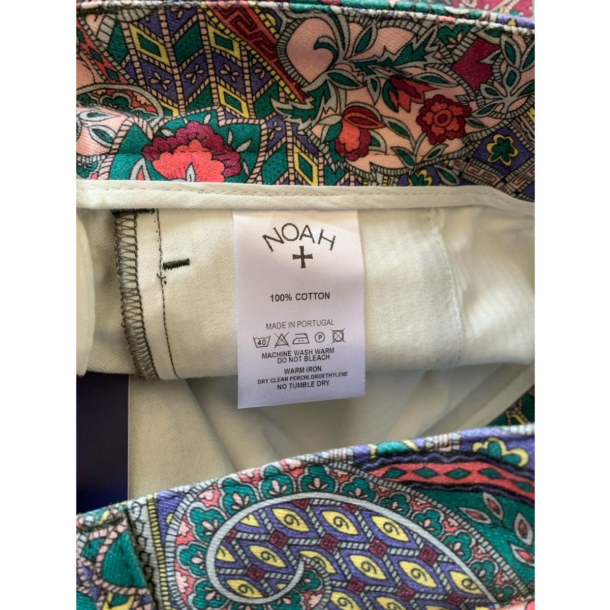 Noah NOAH SINGLE PLEAT PAISLEY PANTS Size US 28 / EU 44 - 18 Thumbnail