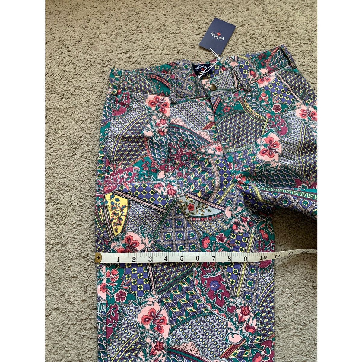 Noah NOAH SINGLE PLEAT PAISLEY PANTS Size US 28 / EU 44 - 13 Thumbnail