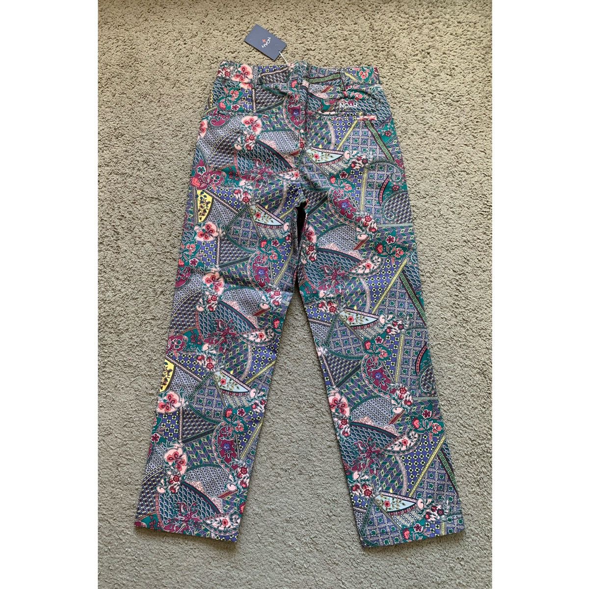 Noah NOAH SINGLE PLEAT PAISLEY PANTS Size US 28 / EU 44 - 7 Thumbnail