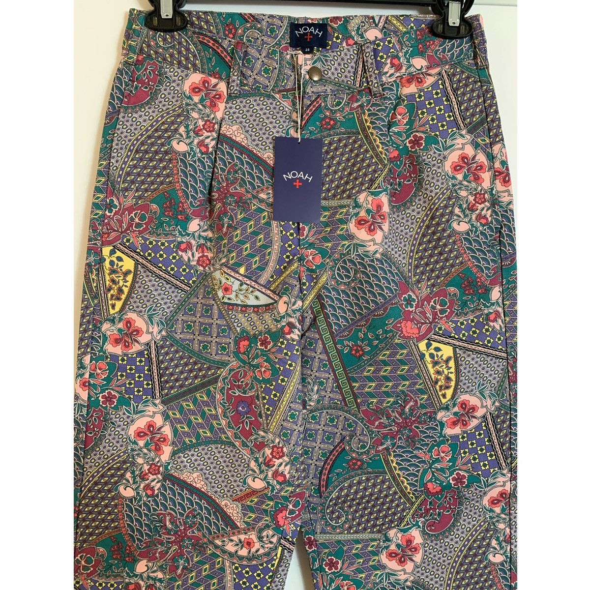 Noah NOAH SINGLE PLEAT PAISLEY PANTS Size US 28 / EU 44 - 4 Thumbnail