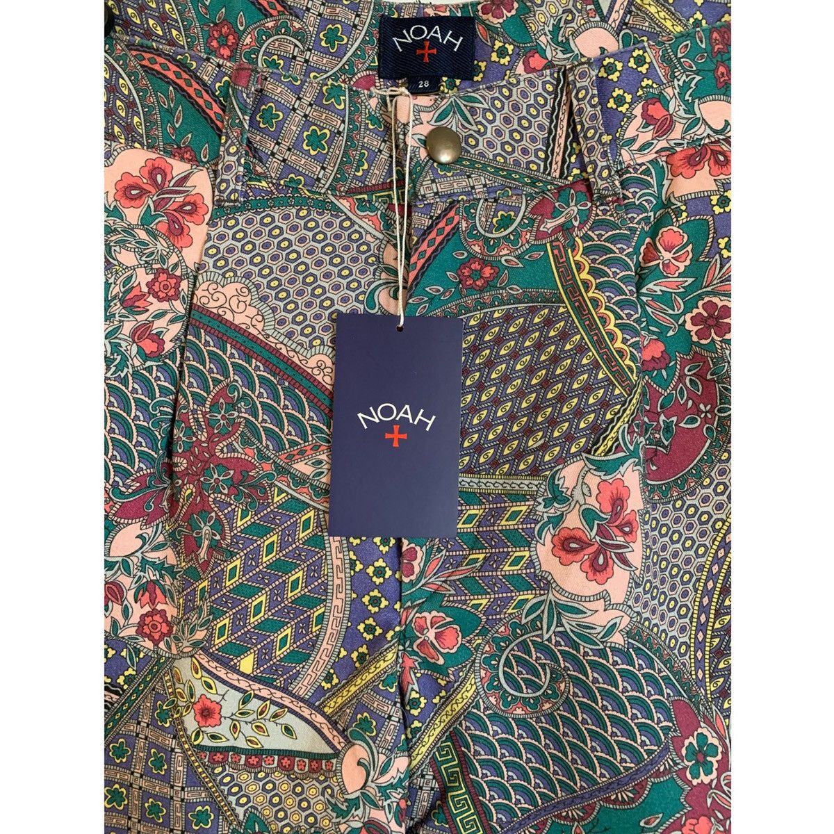 Noah NOAH SINGLE PLEAT PAISLEY PANTS Size US 28 / EU 44 - 2 Thumbnail