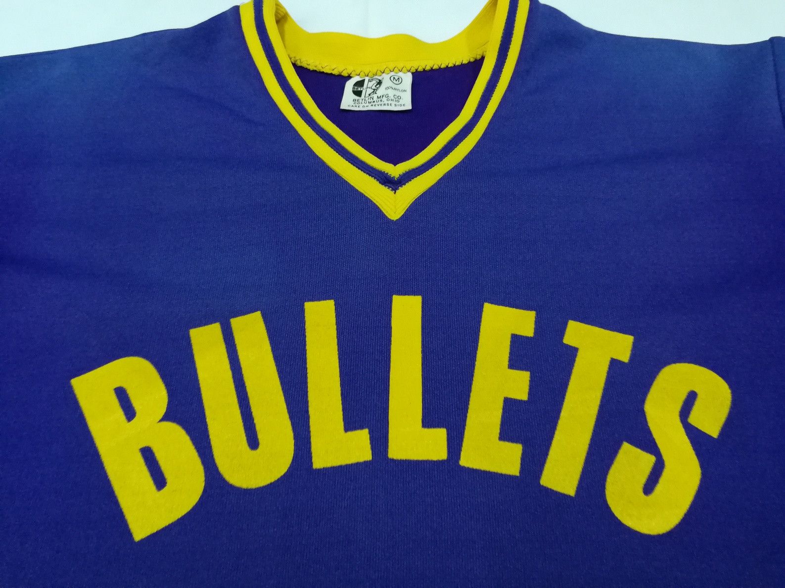 Vintage Vintage Betlin Mfg Co Bullets Jersey Size US M / EU 48-50 / 2 - 2 Thumbnail