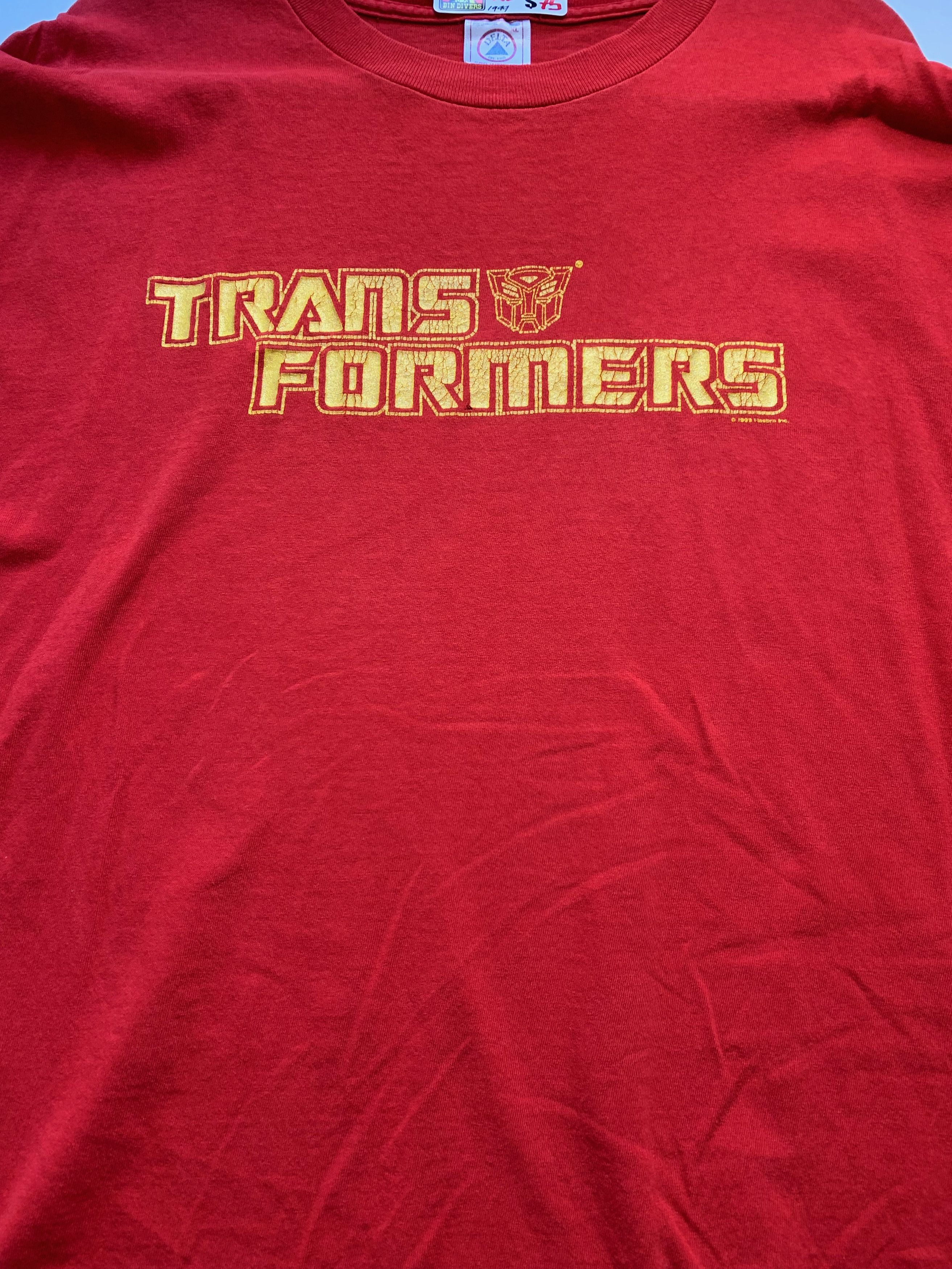 VINTAGE TRANSFORMERS 1999 EUC SHIRT