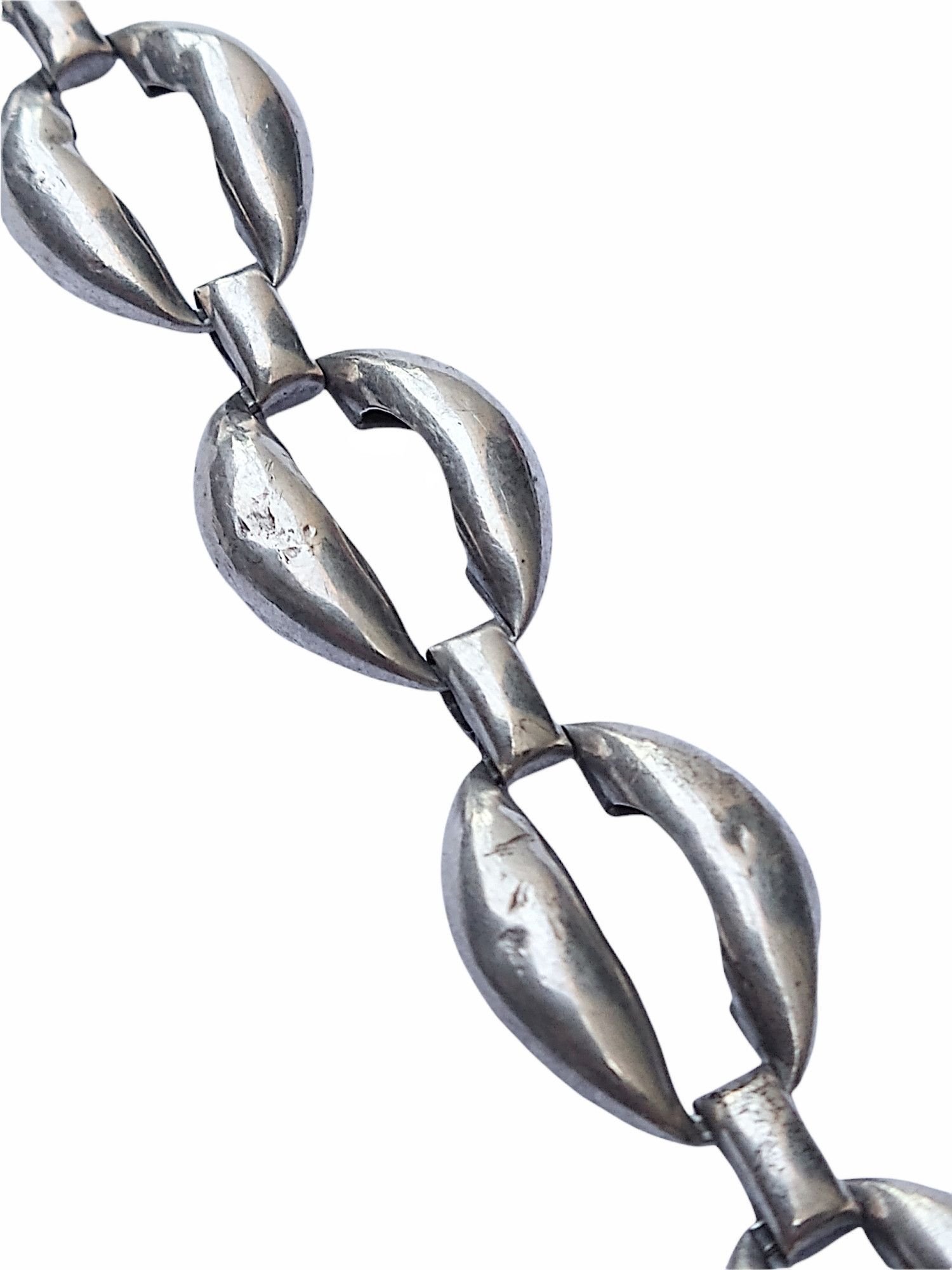 Other Vintage Sterling Silver Bracelet Seashell 7.5" Modern .925 Size ONE SIZE - 3 Thumbnail