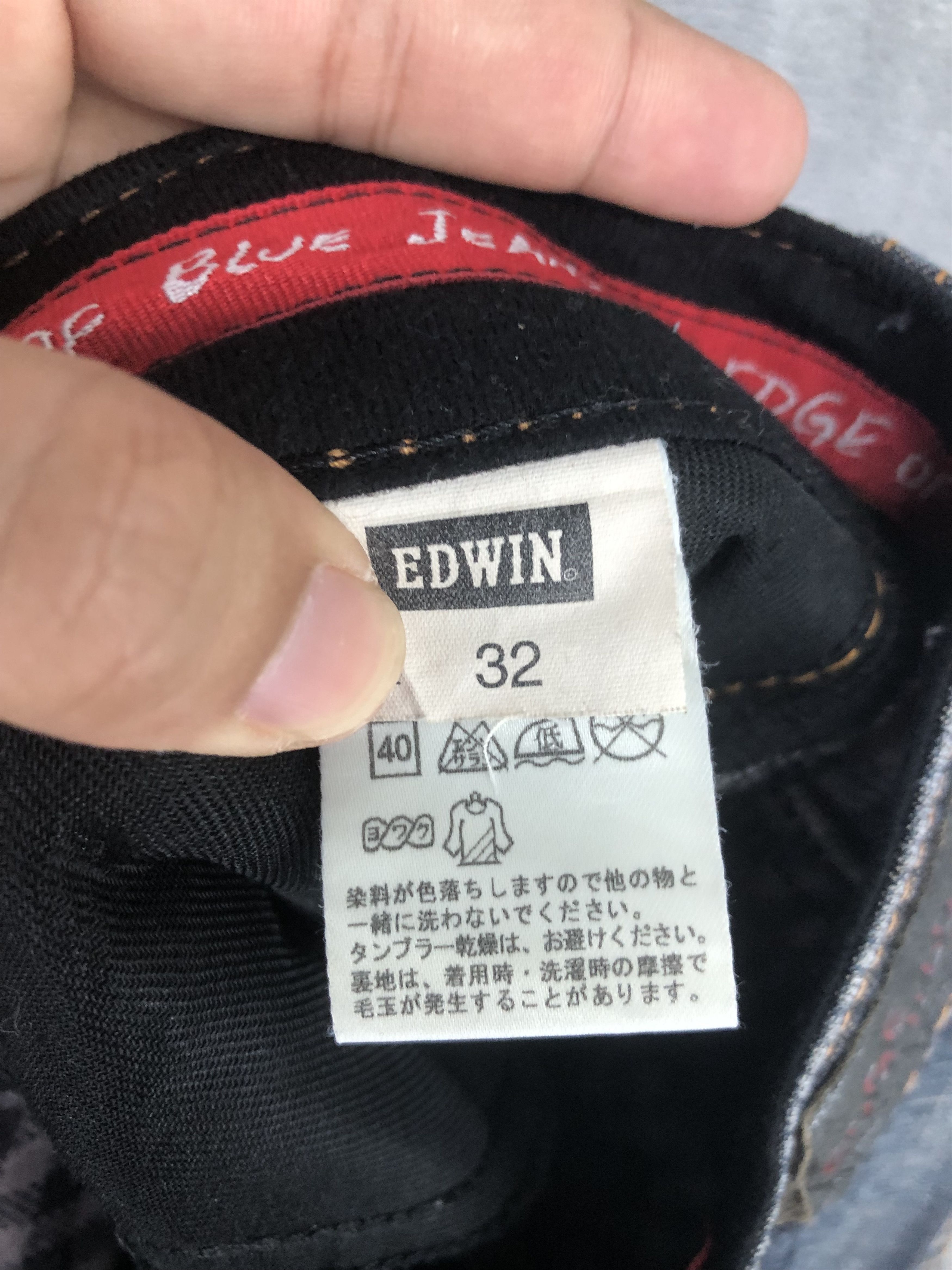 Edwin Edwin Edge Wild Fire Blue Jeans 32x32 Size US 32 / EU 48 - 14 Thumbnail
