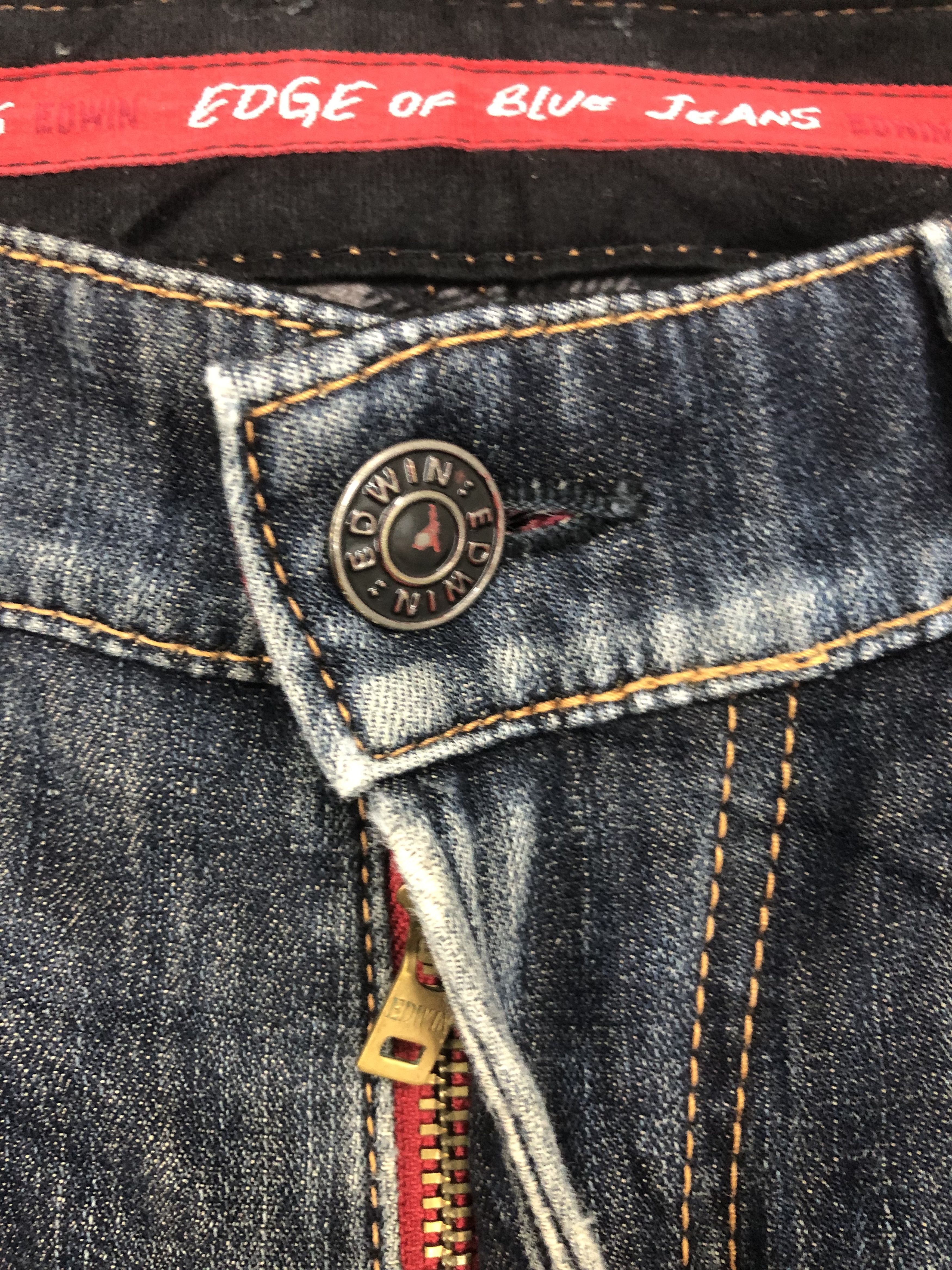 Edwin Edwin Edge Wild Fire Blue Jeans 32x32 Size US 32 / EU 48 - 4 Thumbnail