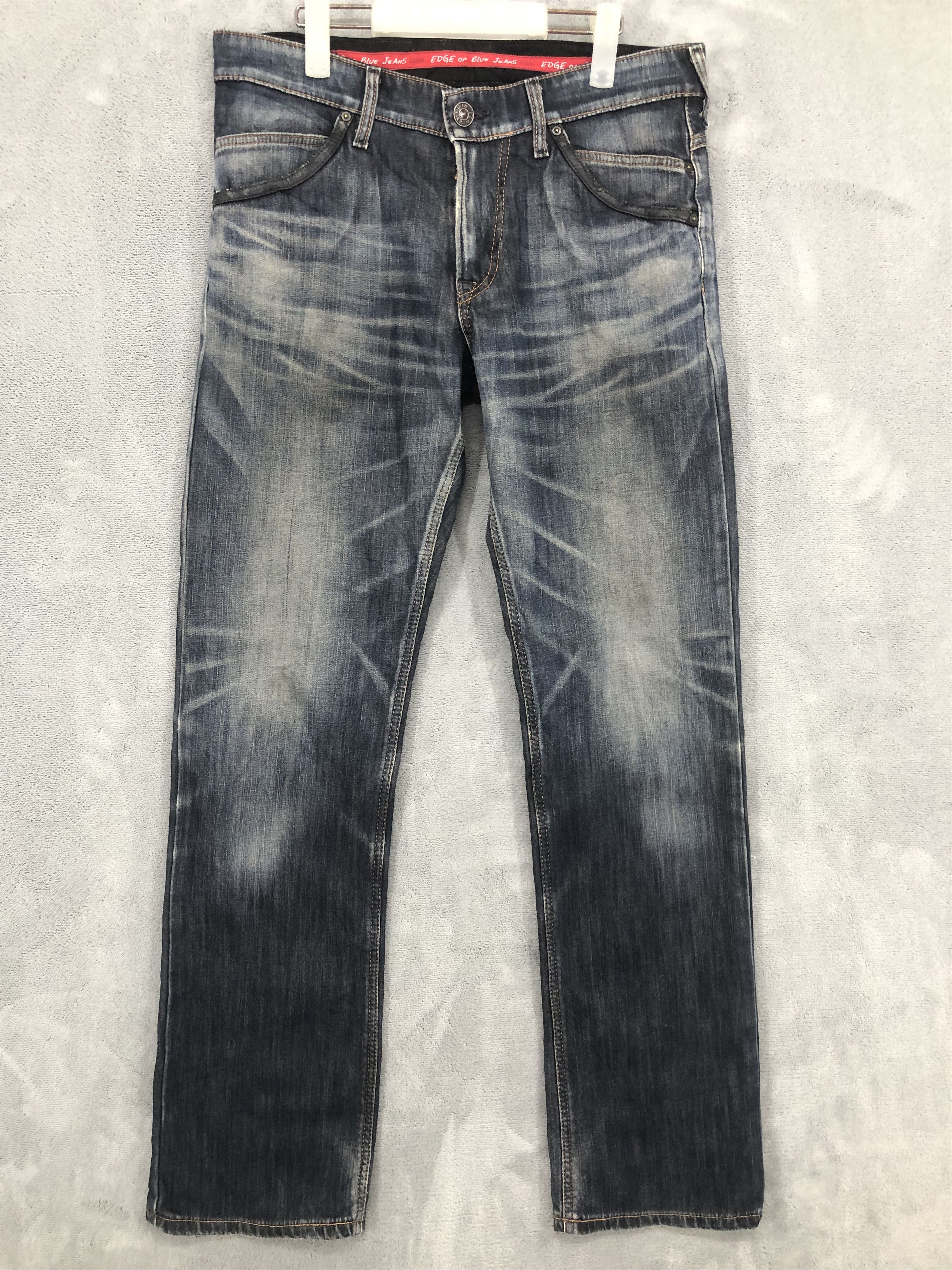 Edwin Edwin Edge Wild Fire Blue Jeans 32x32 Size US 32 / EU 48 - 1 Thumbnail