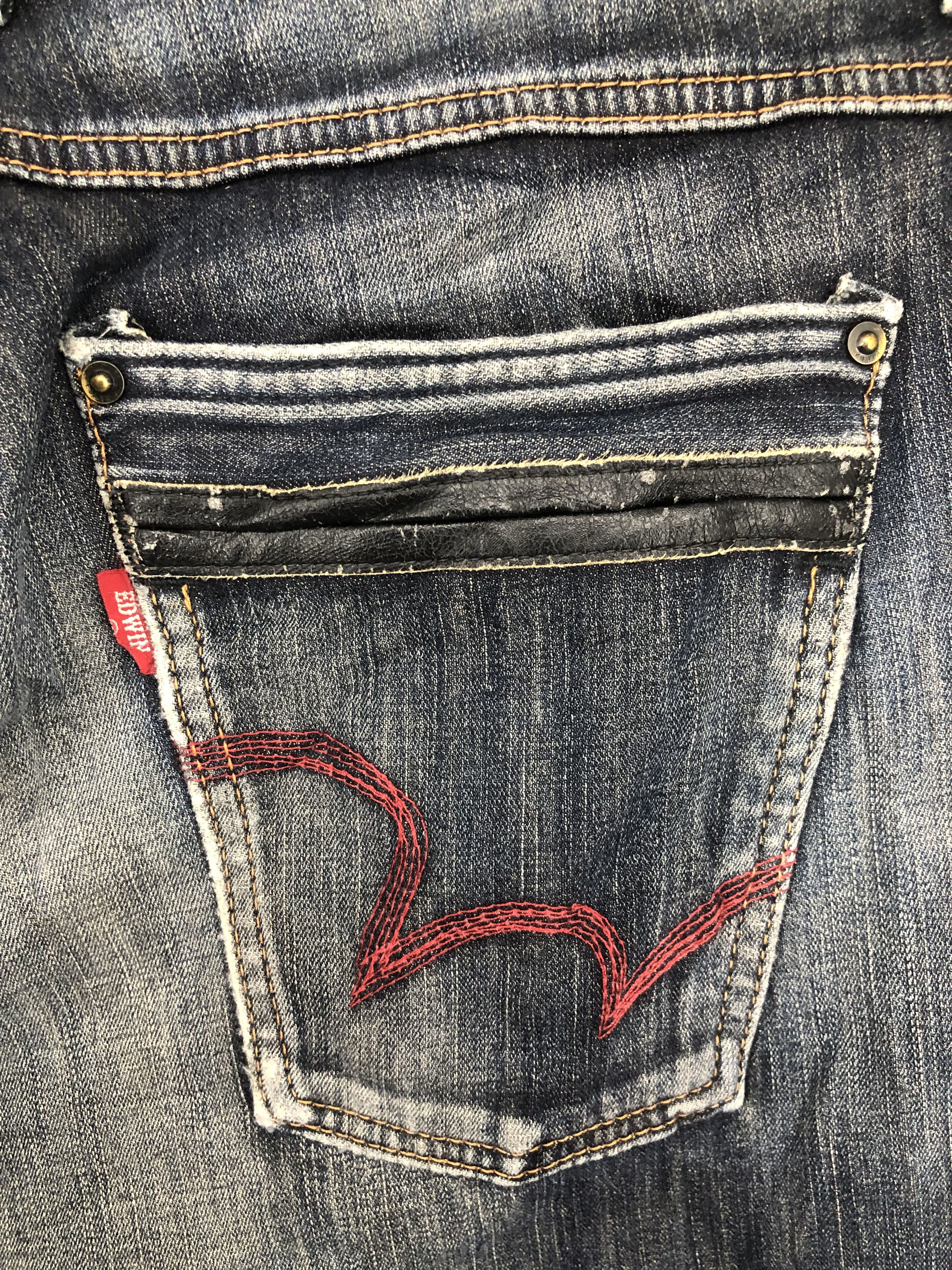 Edwin Edwin Edge Wild Fire Blue Jeans 32x32 Size US 32 / EU 48 - 7 Thumbnail