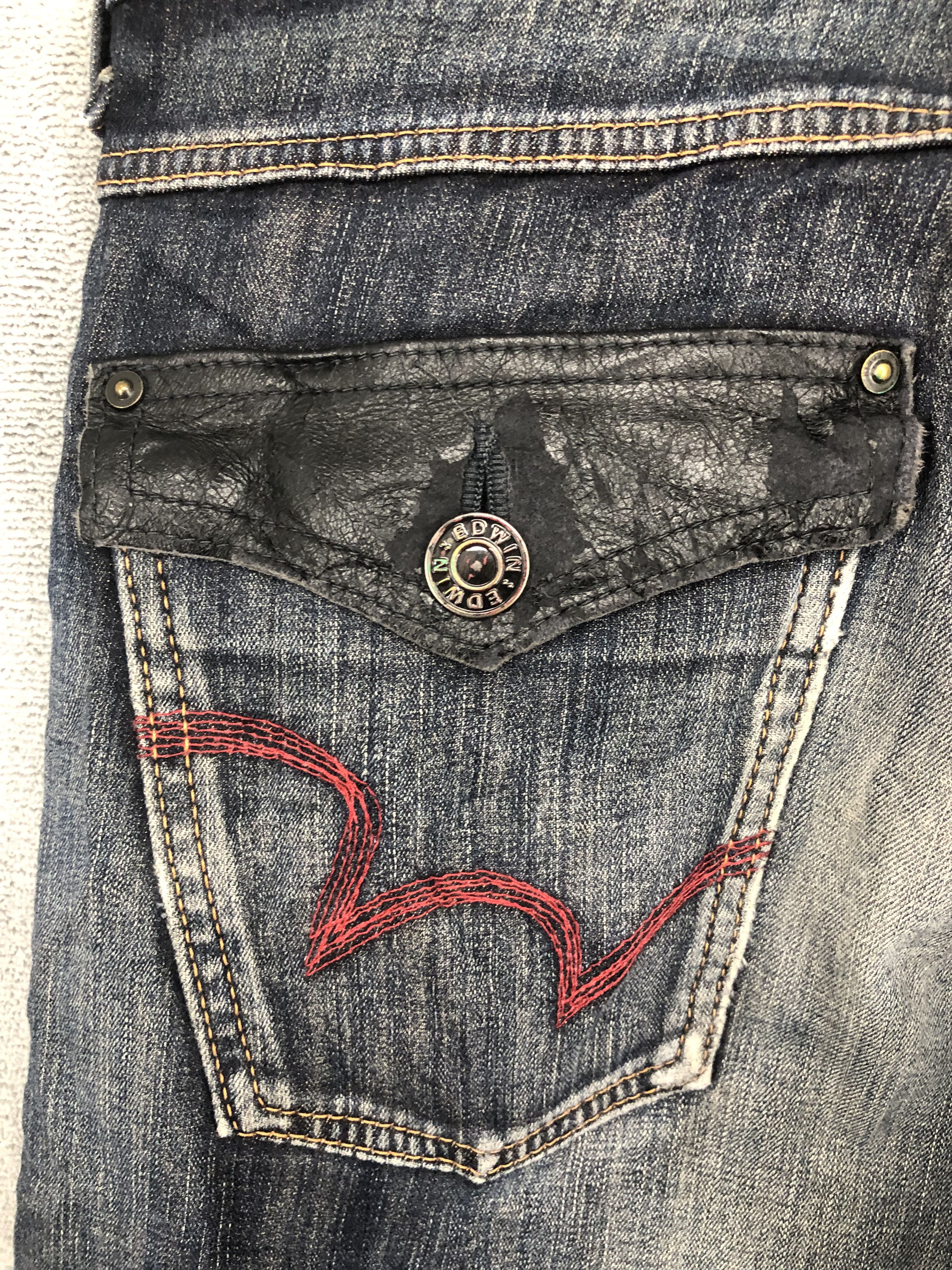 Edwin Edwin Edge Wild Fire Blue Jeans 32x32 Size US 32 / EU 48 - 8 Thumbnail