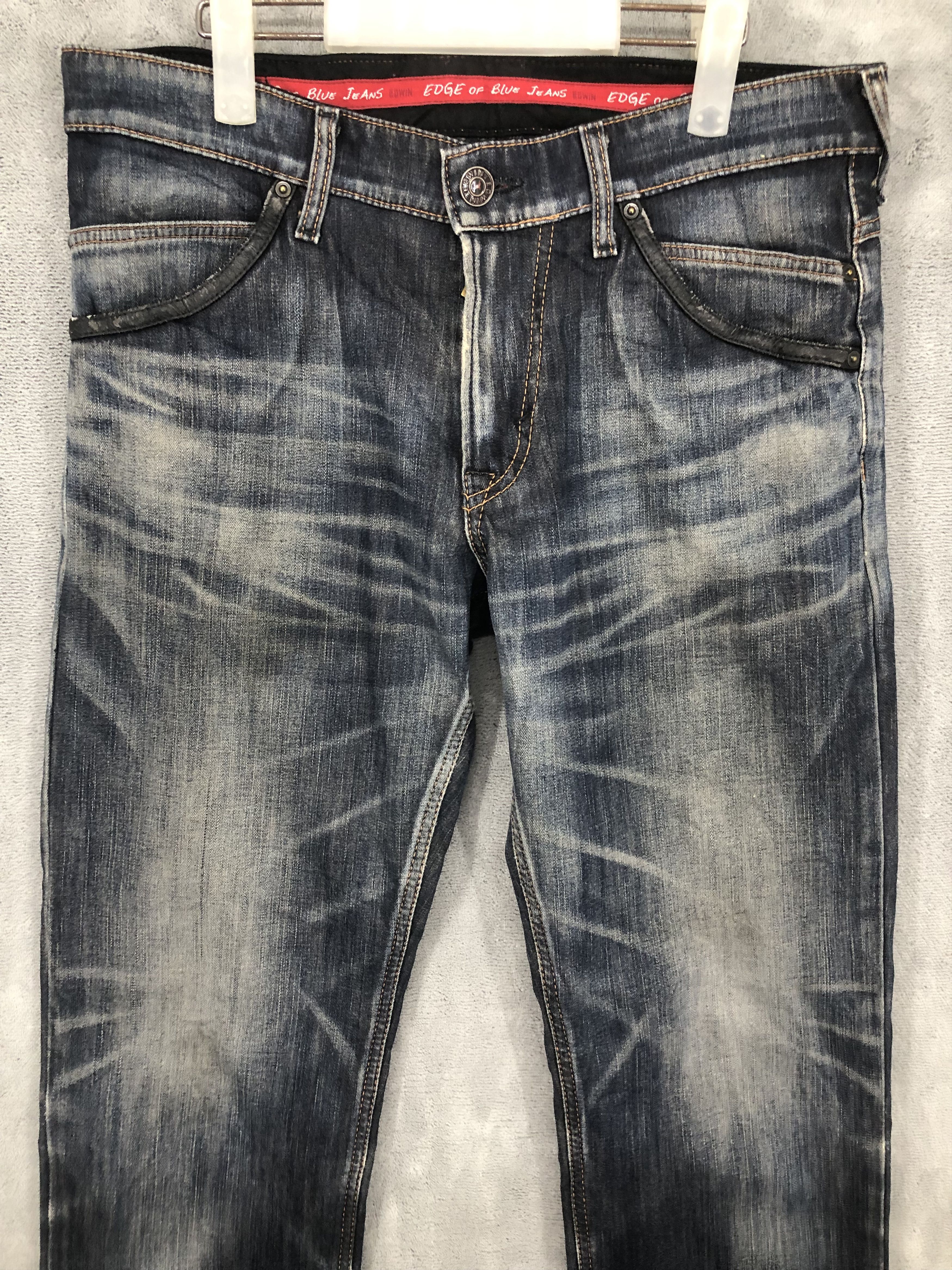 Edwin Edwin Edge Wild Fire Blue Jeans 32x32 Size US 32 / EU 48 - 3 Thumbnail