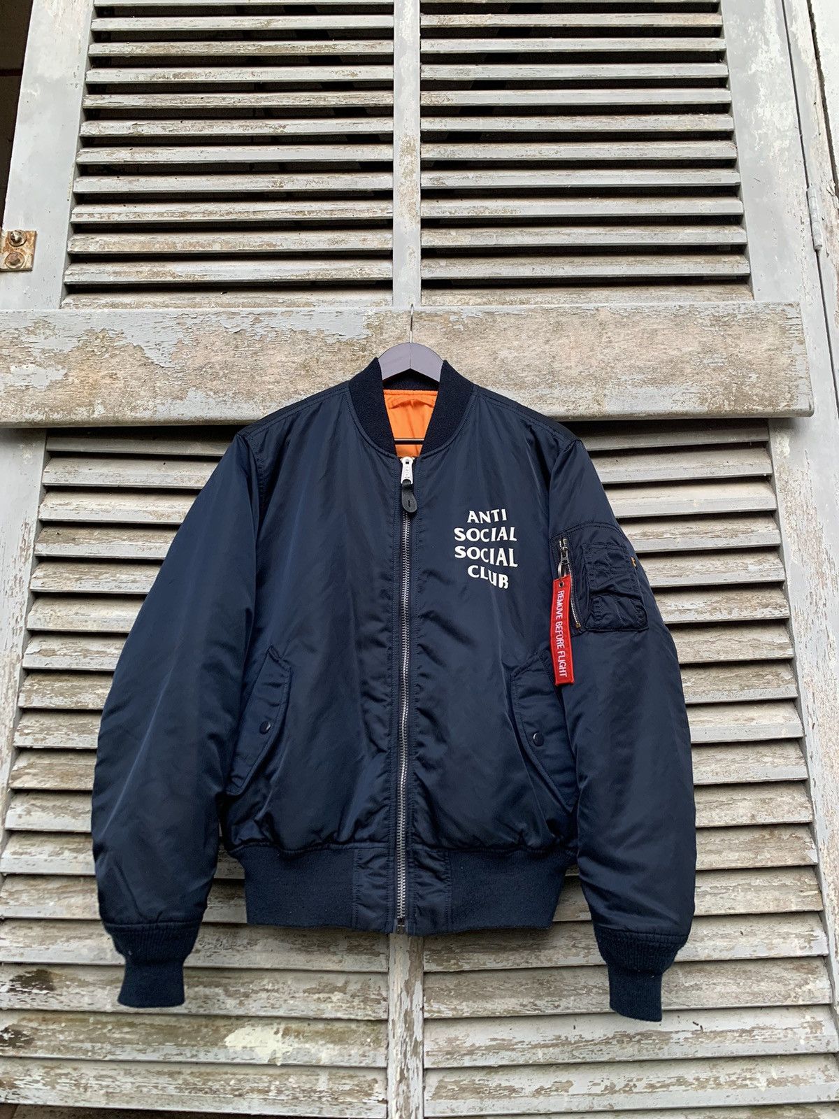 Anti Social Social Club ALPHA INDUSTRIES X ANTI SOCIAL SOCIAL CLUB BOMBER JACKET Size US M / EU 48-50 / 2 - 5 Thumbnail