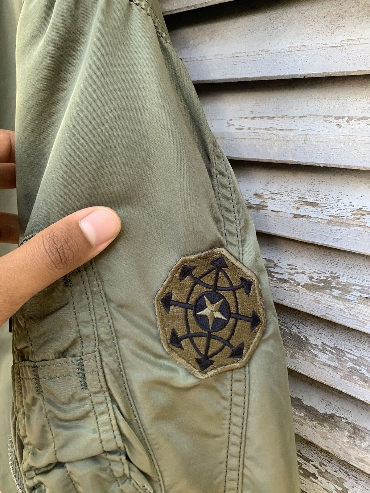 Alpha Industries Vintage Alpha Industries MA1 Man Intermediate BomberJacket Size US S / EU 44-46 / 1 - 12 Thumbnail