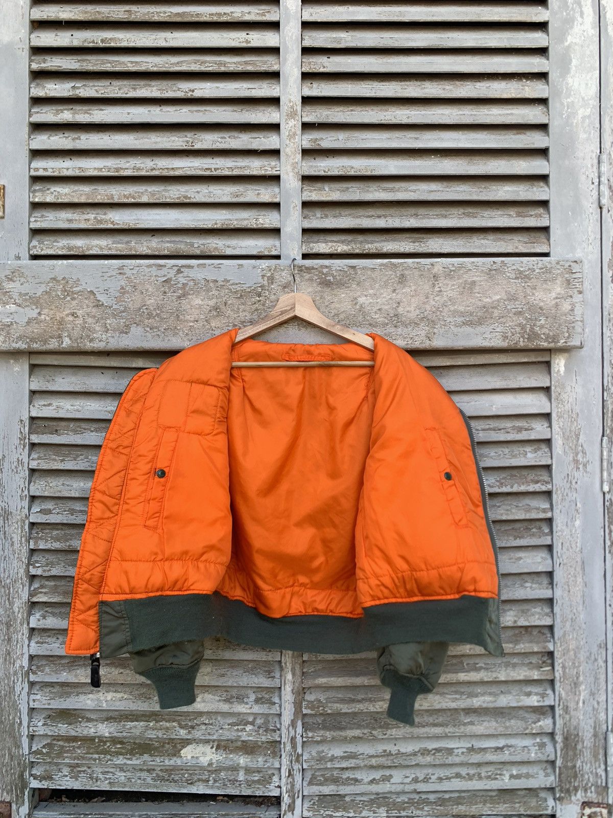 Alpha Industries Vintage Alpha Industries MA1 Man Intermediate BomberJacket Size US S / EU 44-46 / 1 - 8 Thumbnail