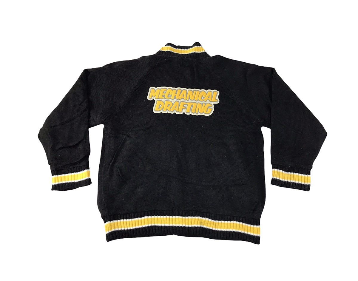 Japanese Brand × Vintage Japanese Brand Willpips Mechanical Drafting Wool Bomber Size US M / EU 48-50 / 2 - 2 Thumbnail