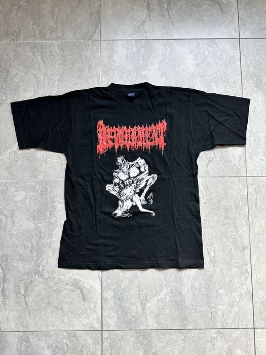 Vintage Rare Vintage 1998 Devourment Death Metal Band T Shirt | Grailed