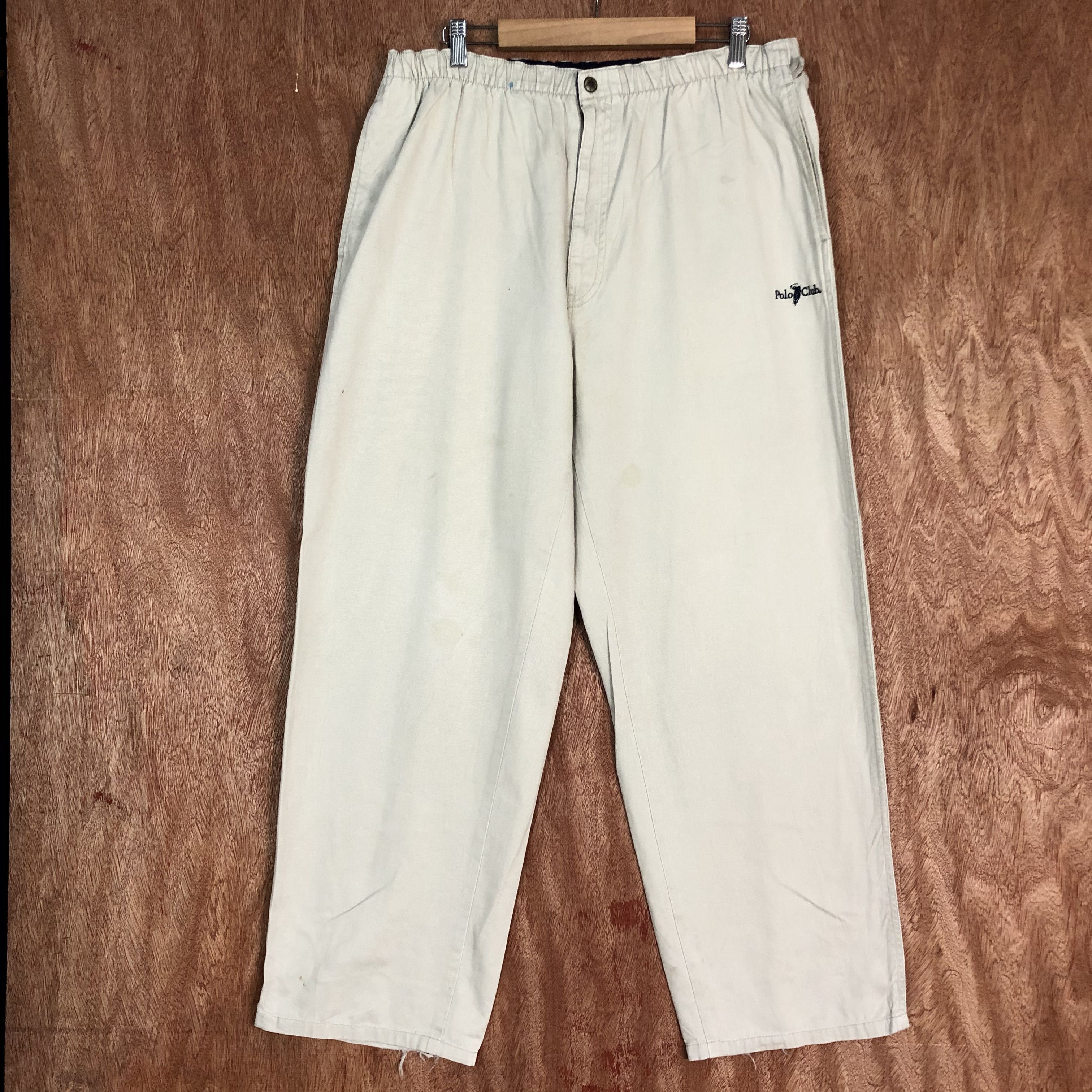 Polo Ralph Lauren POLOCLUB White Cotton Lightweight Casual Trouser Slack Pant Size US 30 / EU 46 - 1 Thumbnail