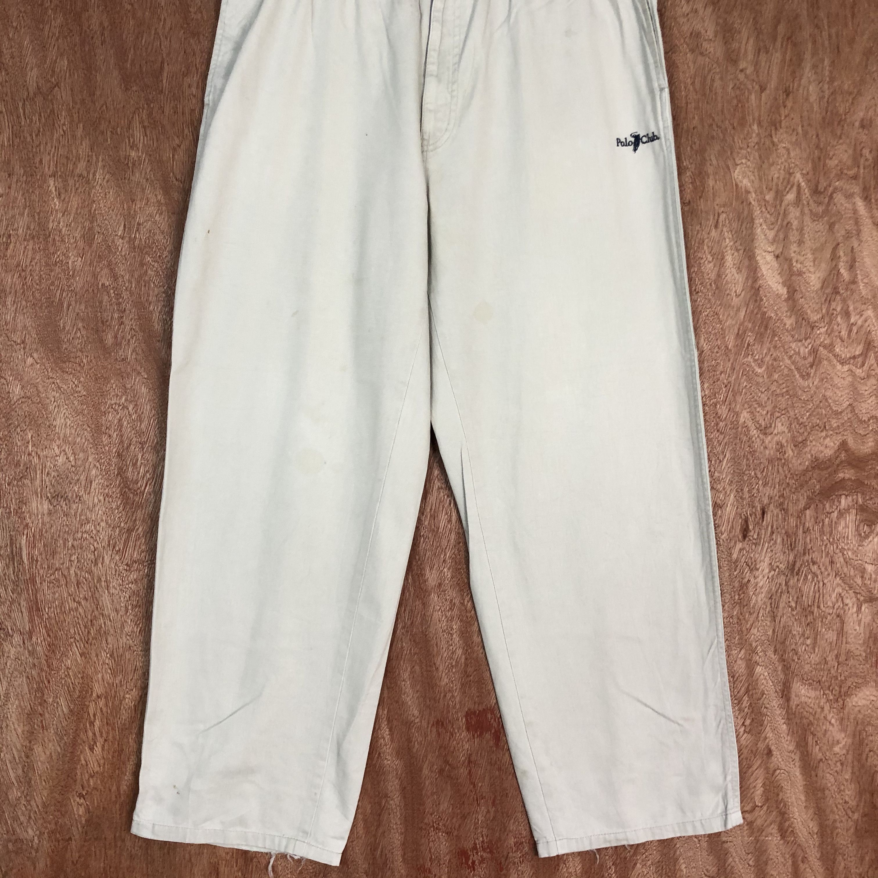 Polo Ralph Lauren POLOCLUB White Cotton Lightweight Casual Trouser Slack Pant Size US 30 / EU 46 - 3 Thumbnail