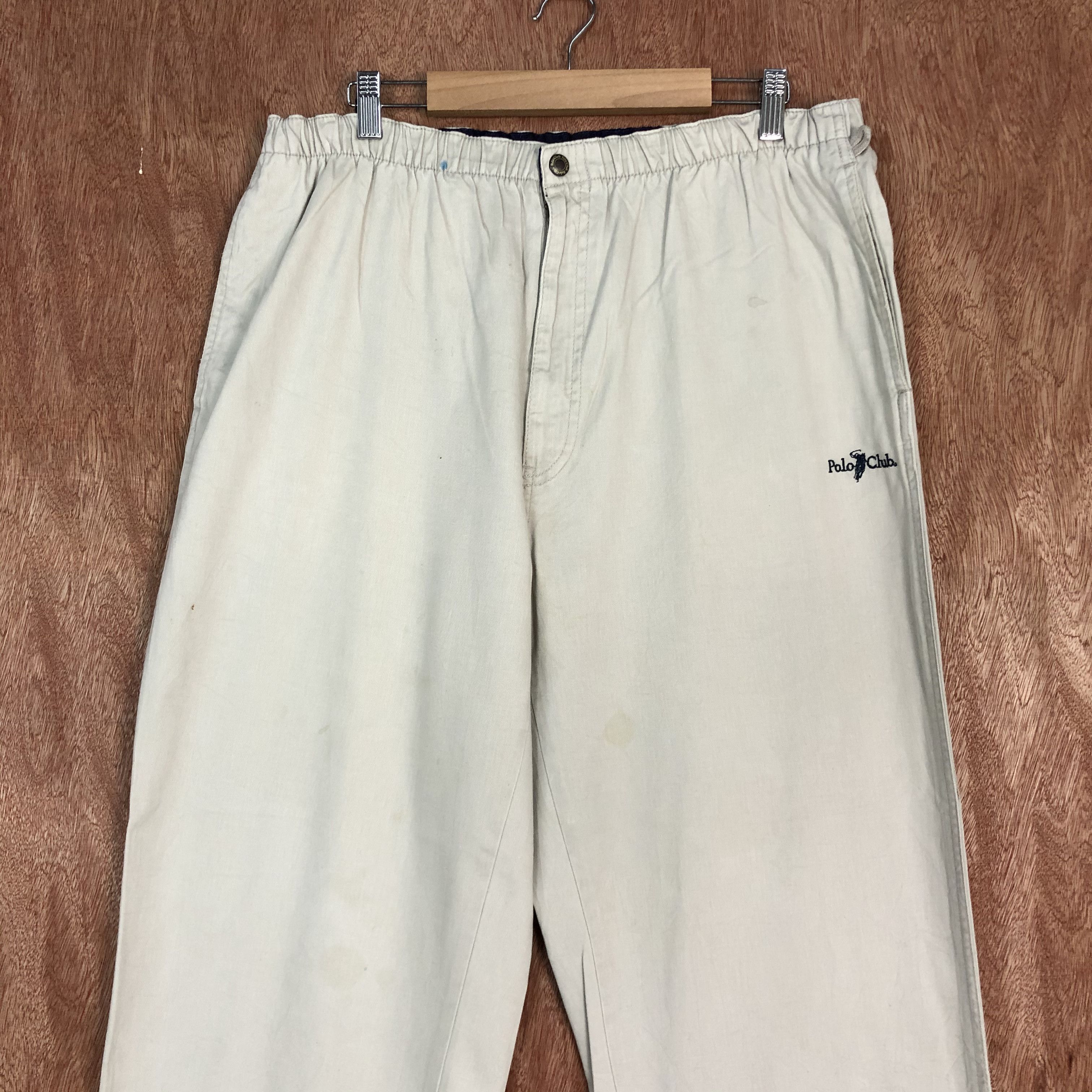 Polo Ralph Lauren POLOCLUB White Cotton Lightweight Casual Trouser Slack Pant Size US 30 / EU 46 - 2 Thumbnail