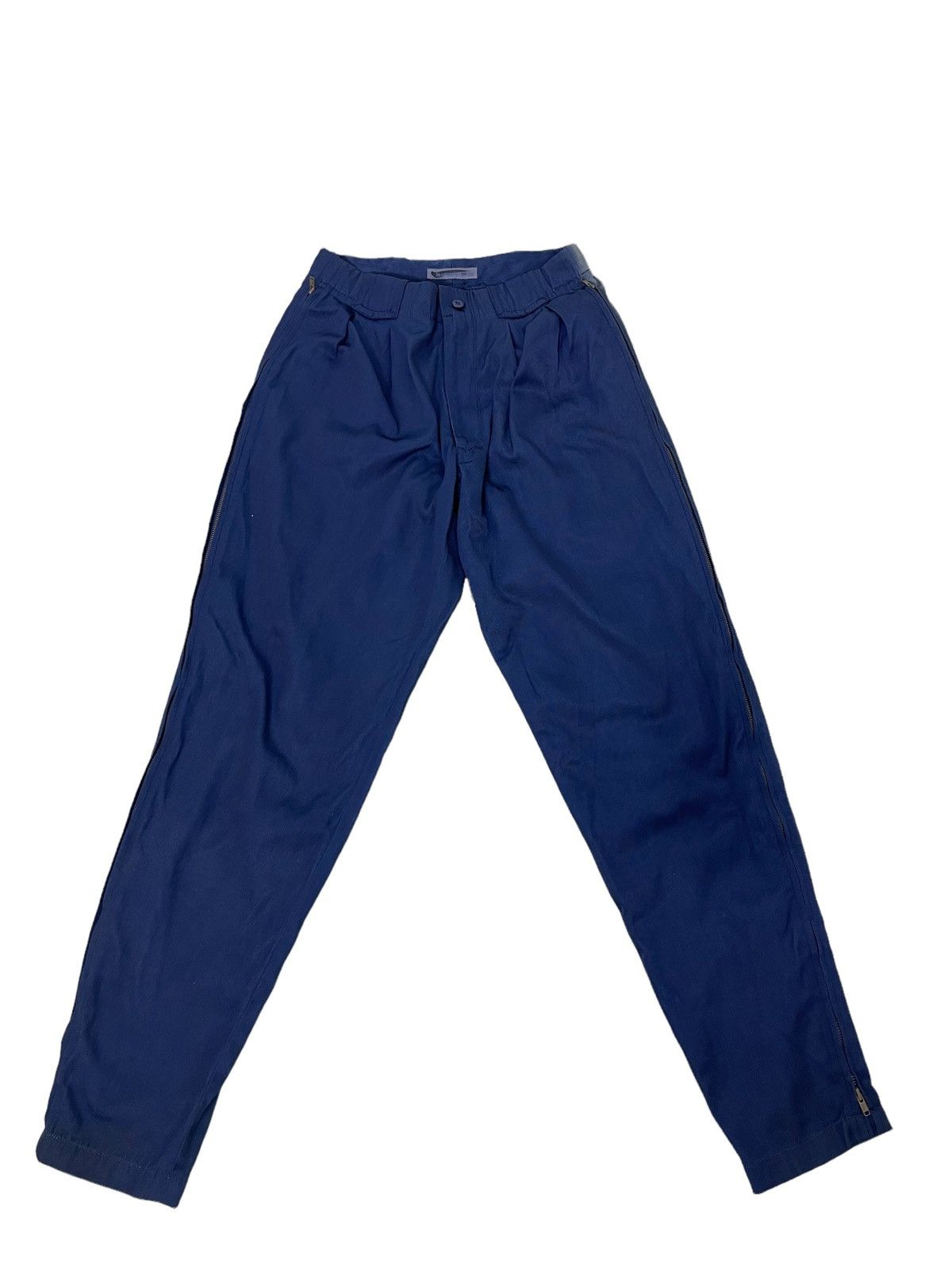 Issey Miyake 80s Issey Miyake Rayon Trouser Wide Balloon Tapered 8🟦 Size US 29 - 8 Thumbnail