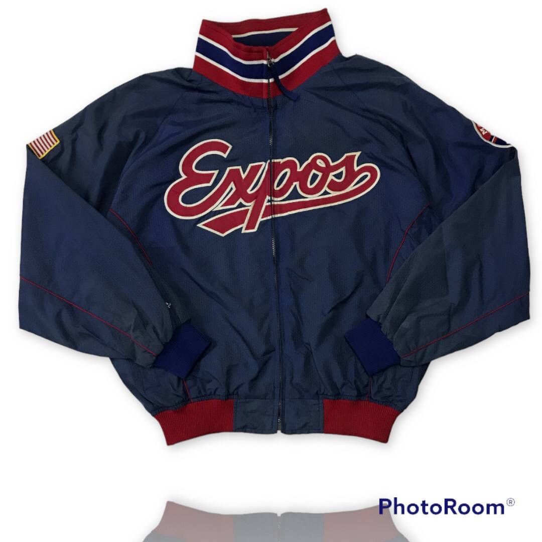MLB Streetwear Vintage Majestic MLB montreal expos baseball jacket Grailed