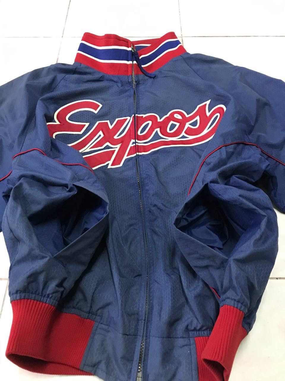 Majestic 🔥 MLB Expos Sunfaded baseball Bomber jacket Size US L / EU 52-54 / 3 - 2 Thumbnail