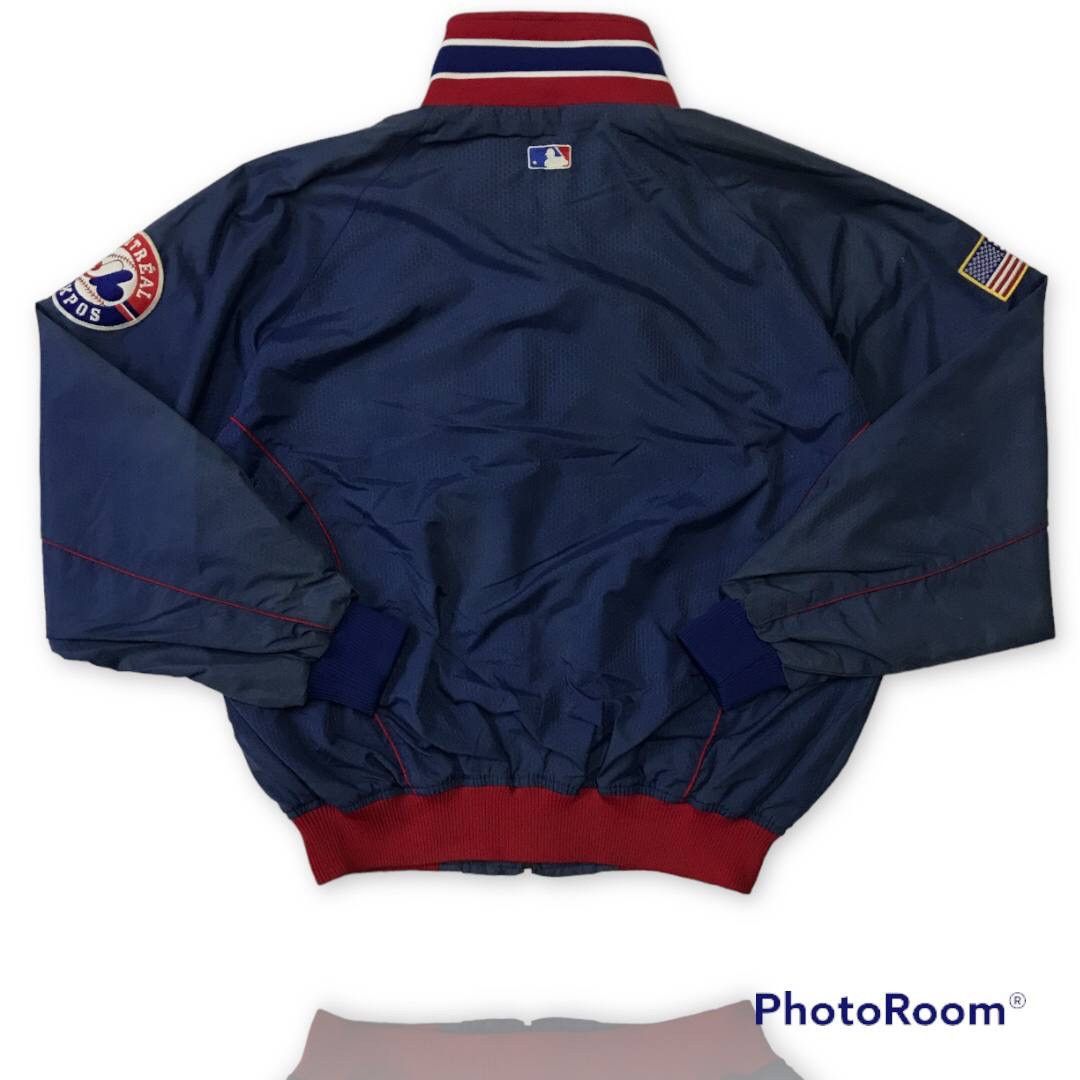 Majestic 🔥 MLB Expos Sunfaded baseball Bomber jacket Size US L / EU 52-54 / 3 - 8 Thumbnail