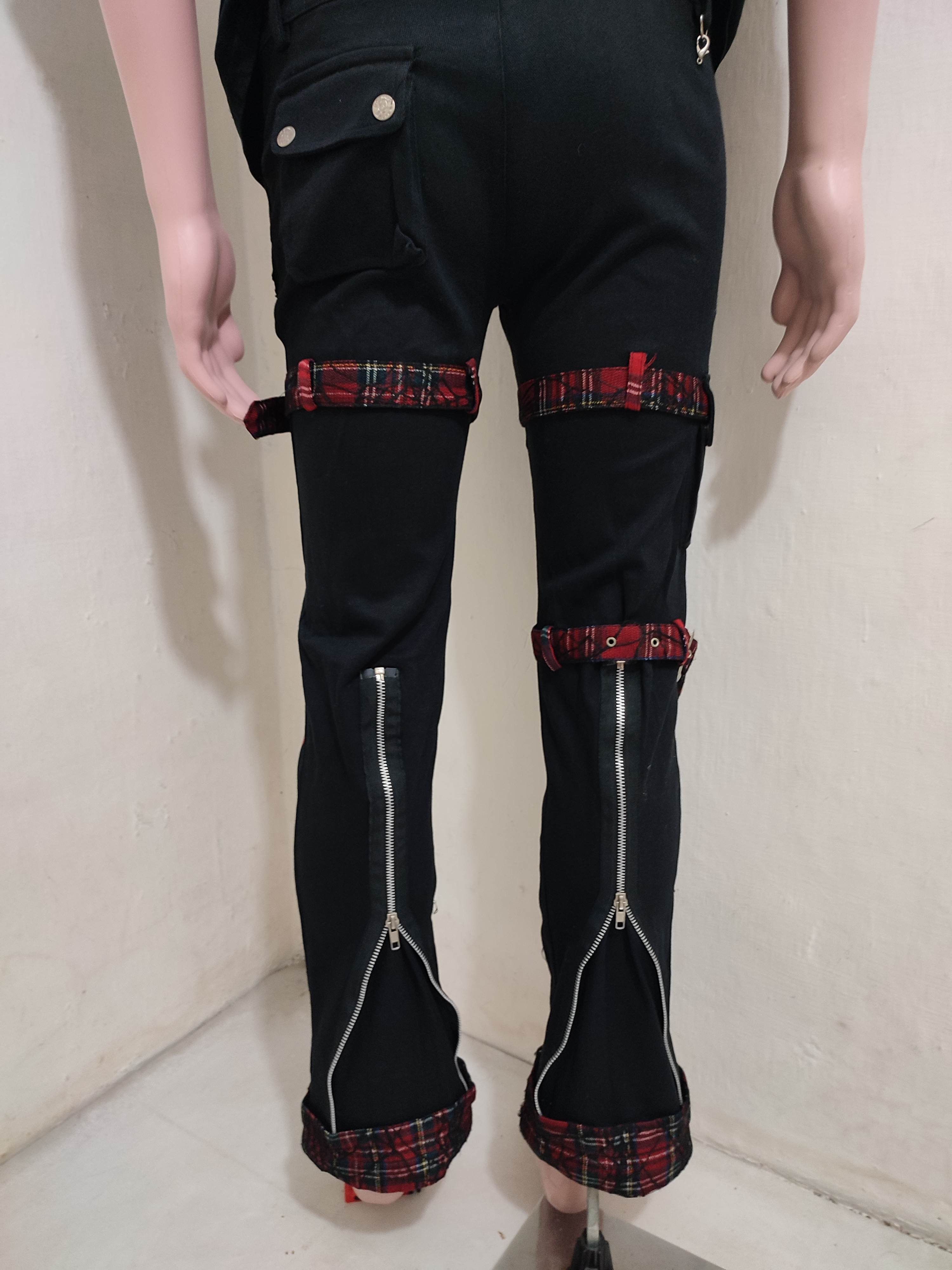 Japanese Brand 🔥KLS Bondage Punk Pants Size US 29 - 5 Thumbnail