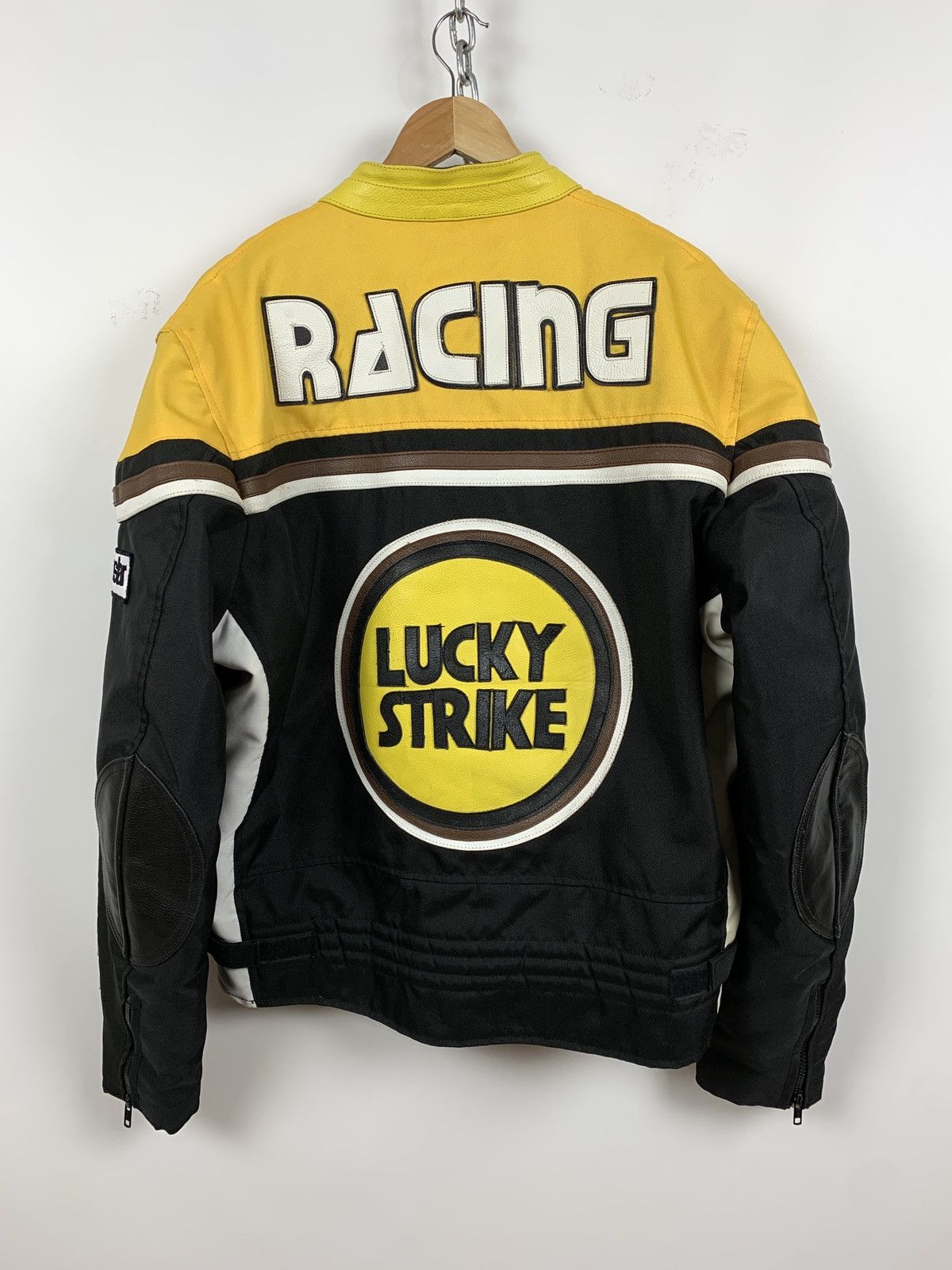 Vintage Vintage Lucky Strike Racing Leather Jacket Size US XL / EU 56 / 4 - 6 Thumbnail