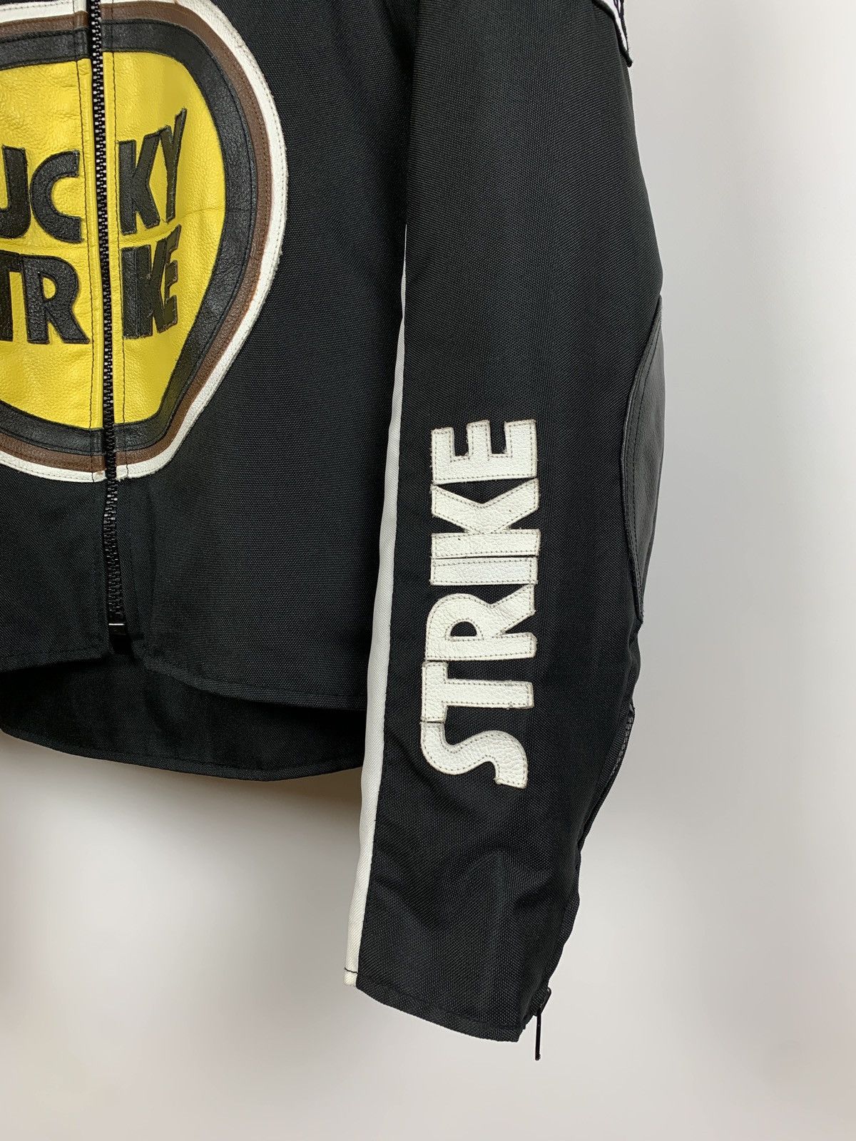 Vintage Vintage Lucky Strike Racing Leather Jacket Size US XL / EU 56 / 4 - 13 Thumbnail